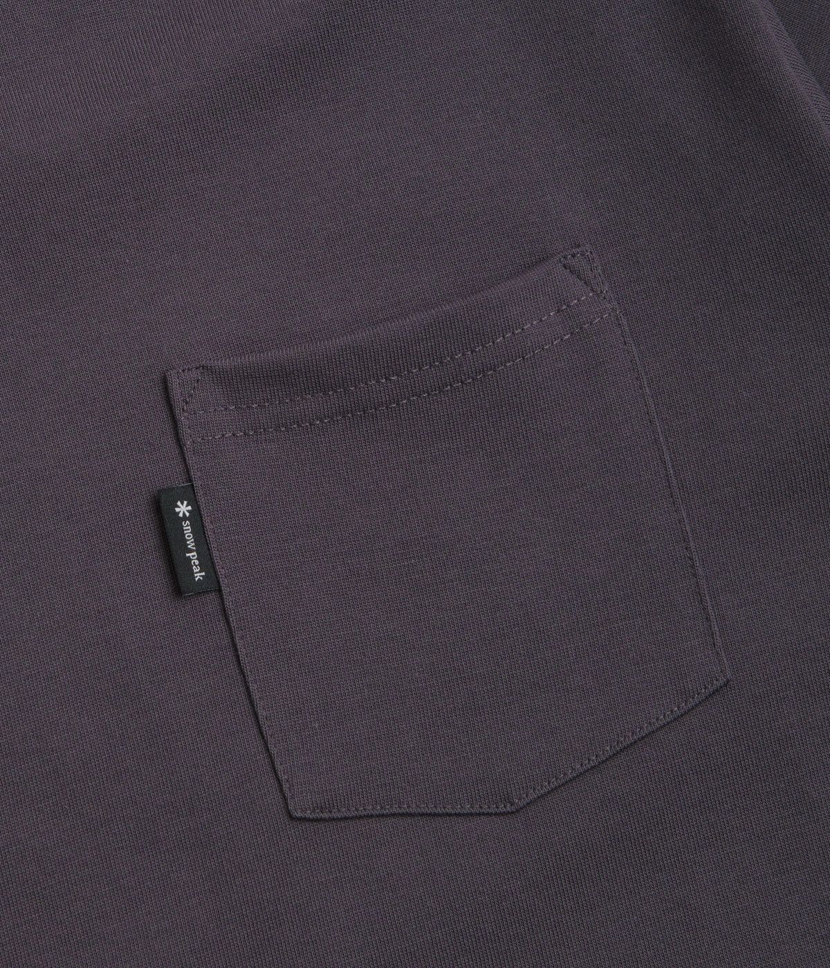 Snow Peak NSD Pocket T-Shirt - Charcoal UV protected