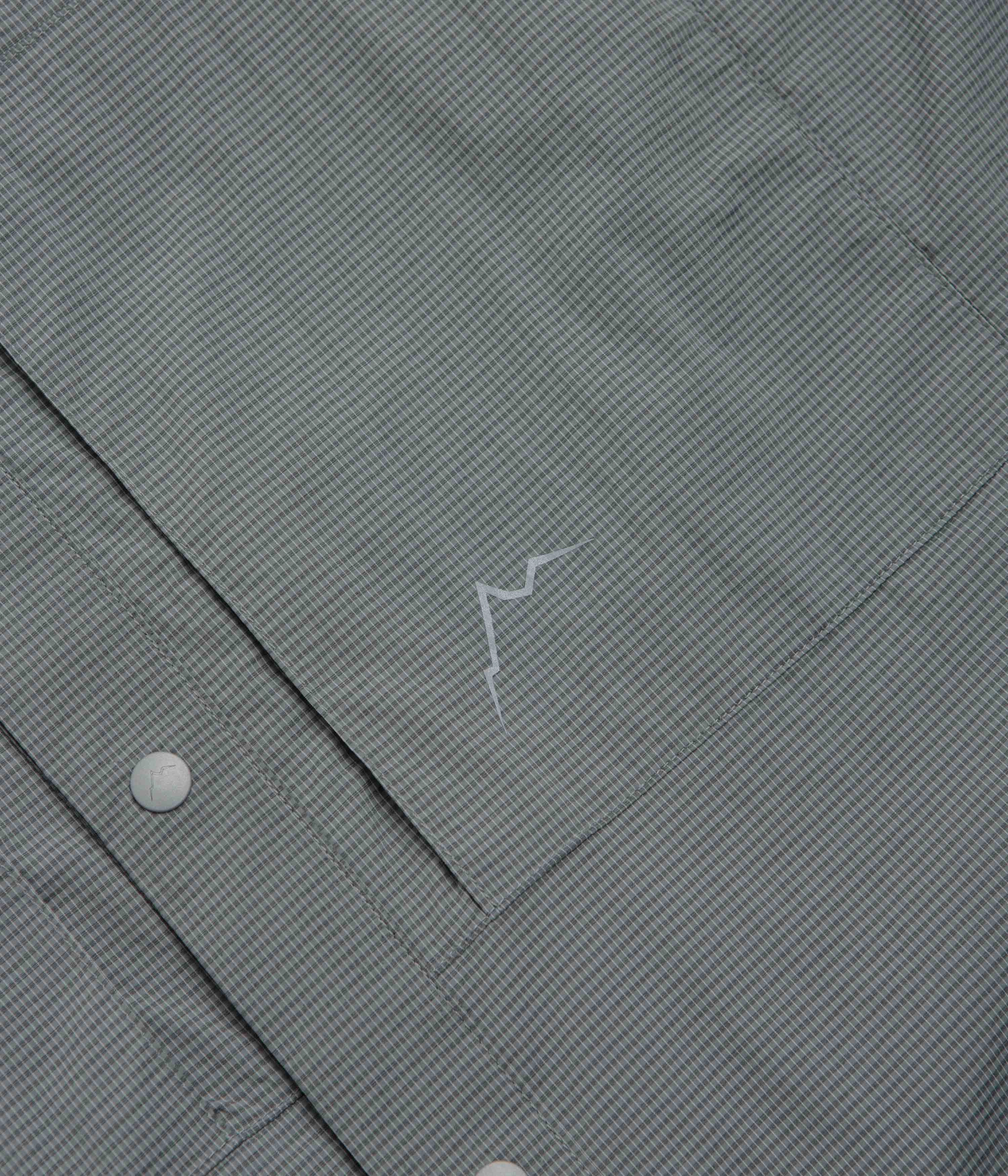 Cayl CHK 2Pocket Short Sleeve Shirt - Dark Grey Premium Quality Social Meetup