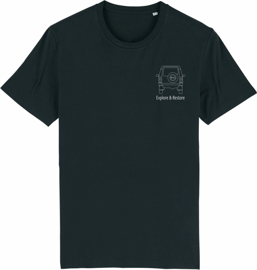 insulated LongLastingColor E R Co Back to Basics T Shirt | Black