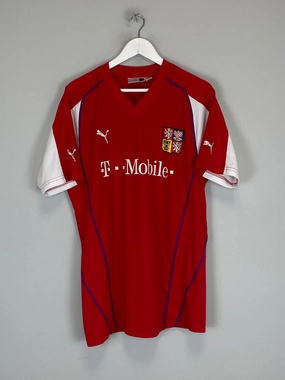 2003/04 CZECH REPUBLIC HOME SHIRT (XL) PUMA Abrasion Resistant Zones