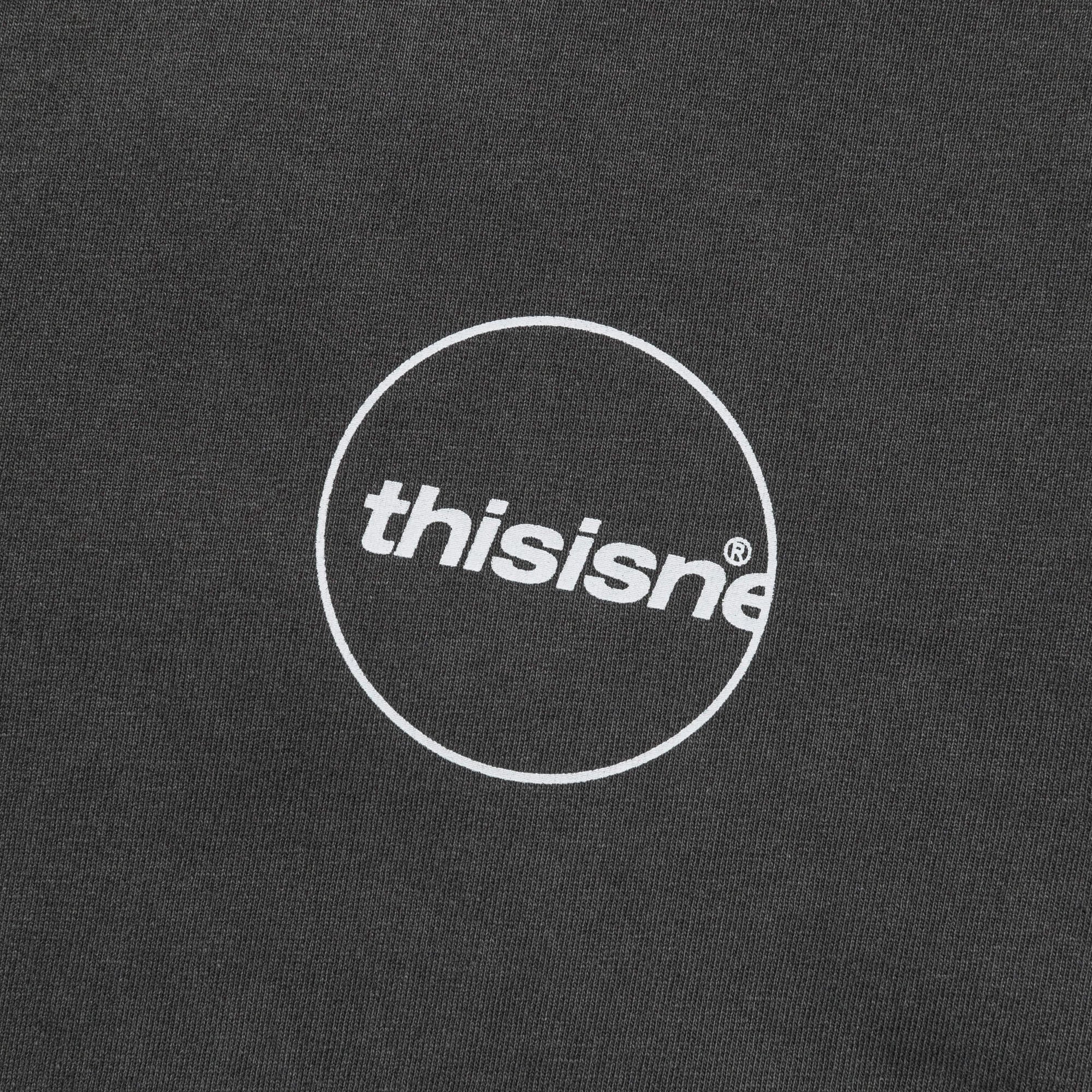 teenagers' Sophisticated Casual C-Logo Tee - Charcoal