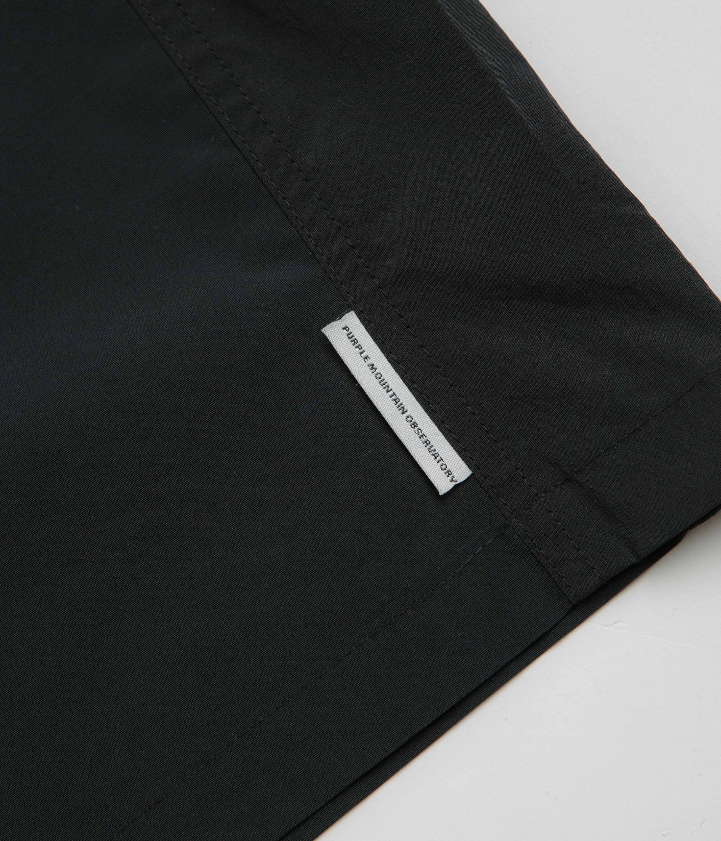 Coffee Run tall size Purple Mountain Observatory Field Shirt - Black