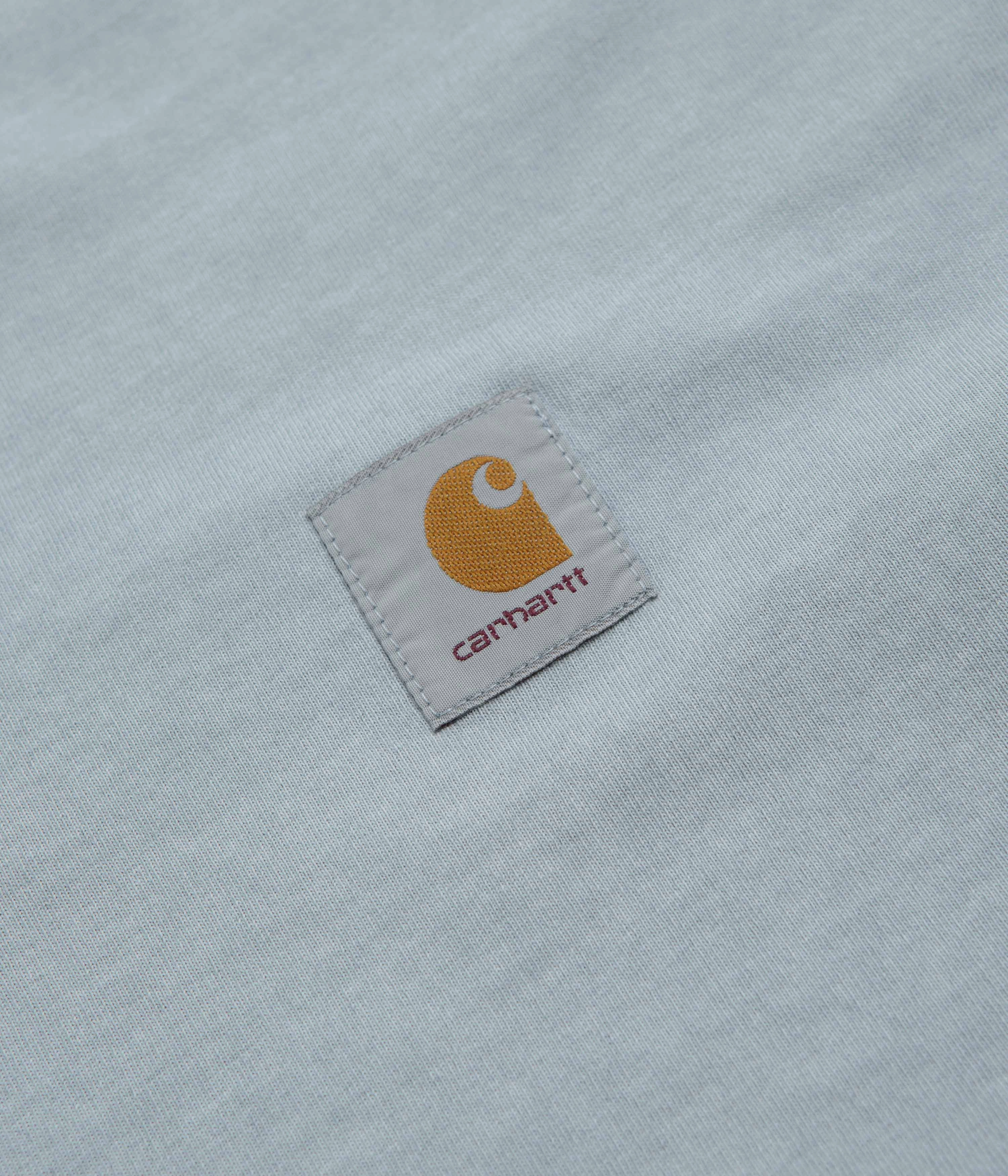 Carhartt Vista Long Sleeve T-Shirt - Dusty Ice Layered Hem Design Classic Wear