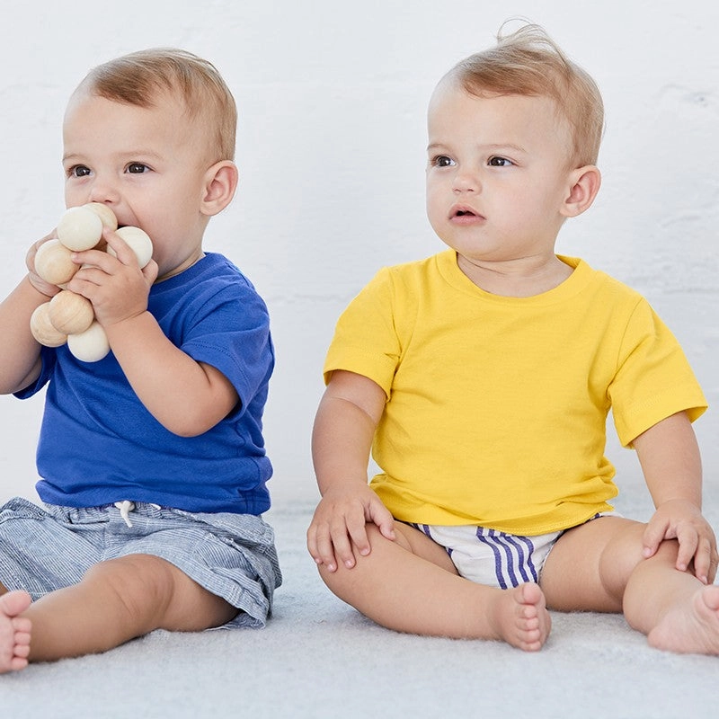 Canvas Baby Crew Neck T-Shirt | ASPHALT High Density Weave Odor Control Finish