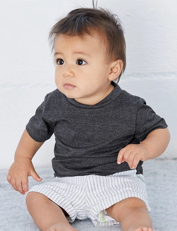 Canvas Baby Crew Neck T-Shirt | ASPHALT Lightweight Shirt Movie Night