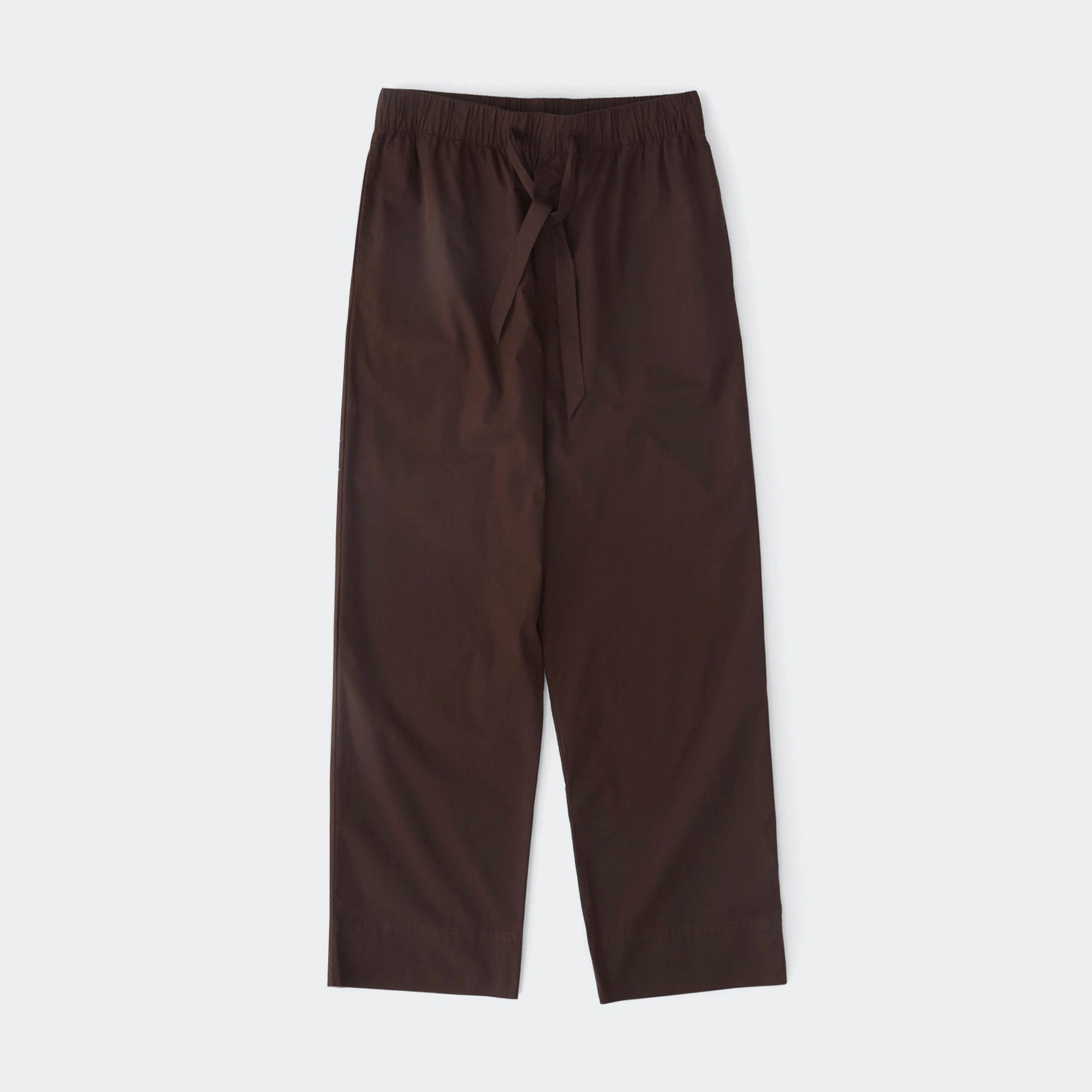 Pyjama Pants - Coffee Cotton Poplin Core Comfort