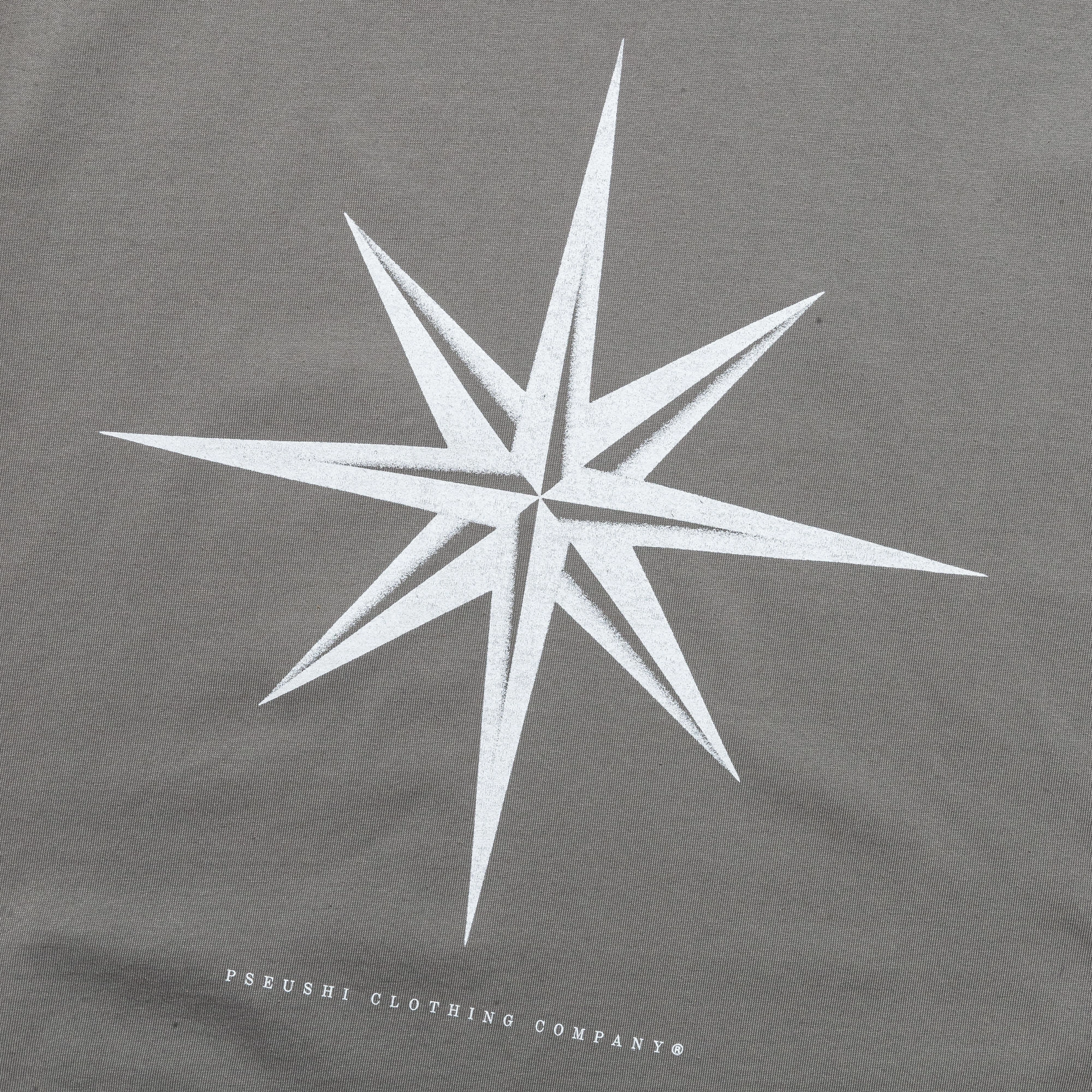Reversible Design Concept Compass Tee - Charcoal/Warm Grey