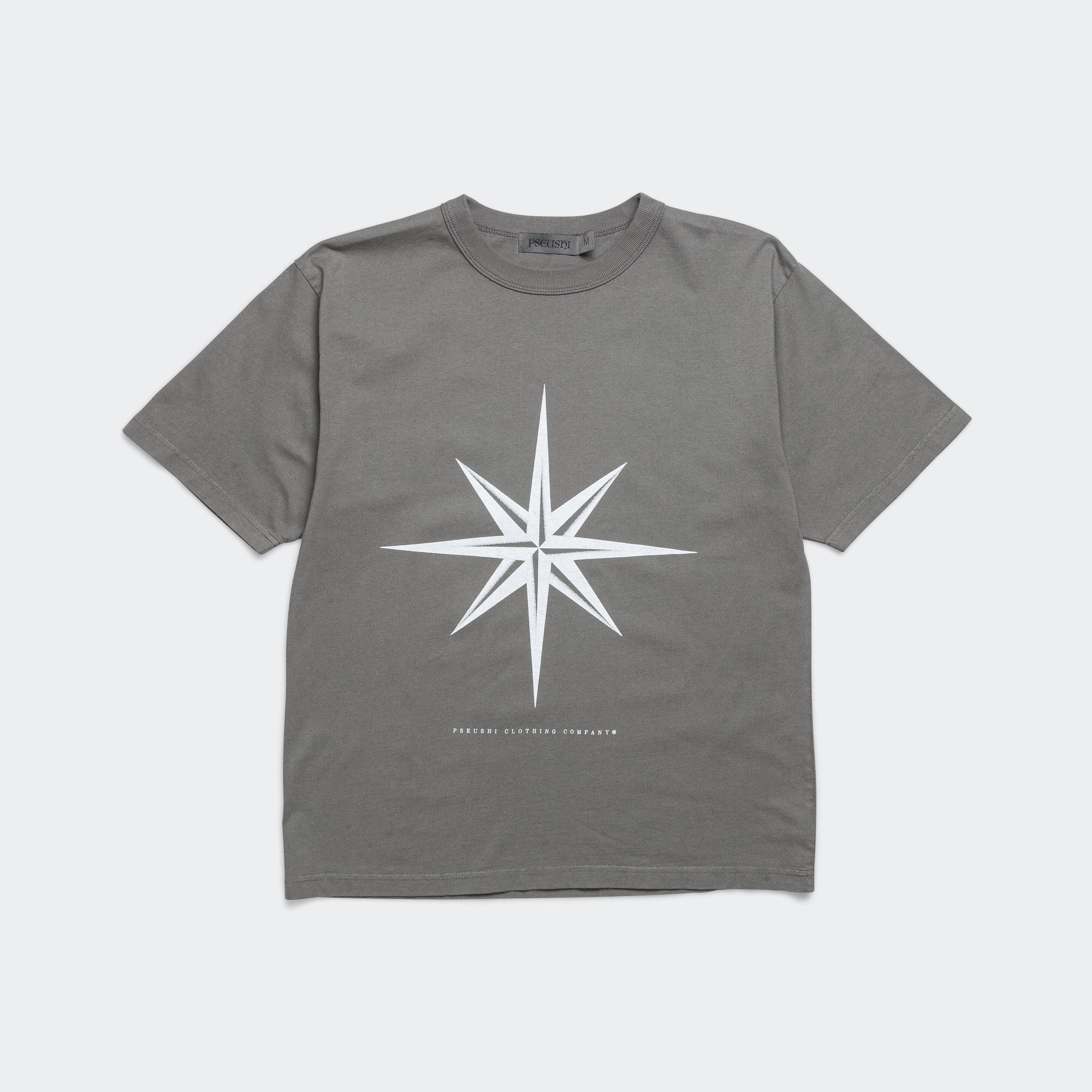 Compass Tee - Charcoal/Warm Grey Christmas