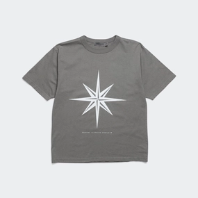 Compass Tee - Charcoal/Warm Grey Christmas
