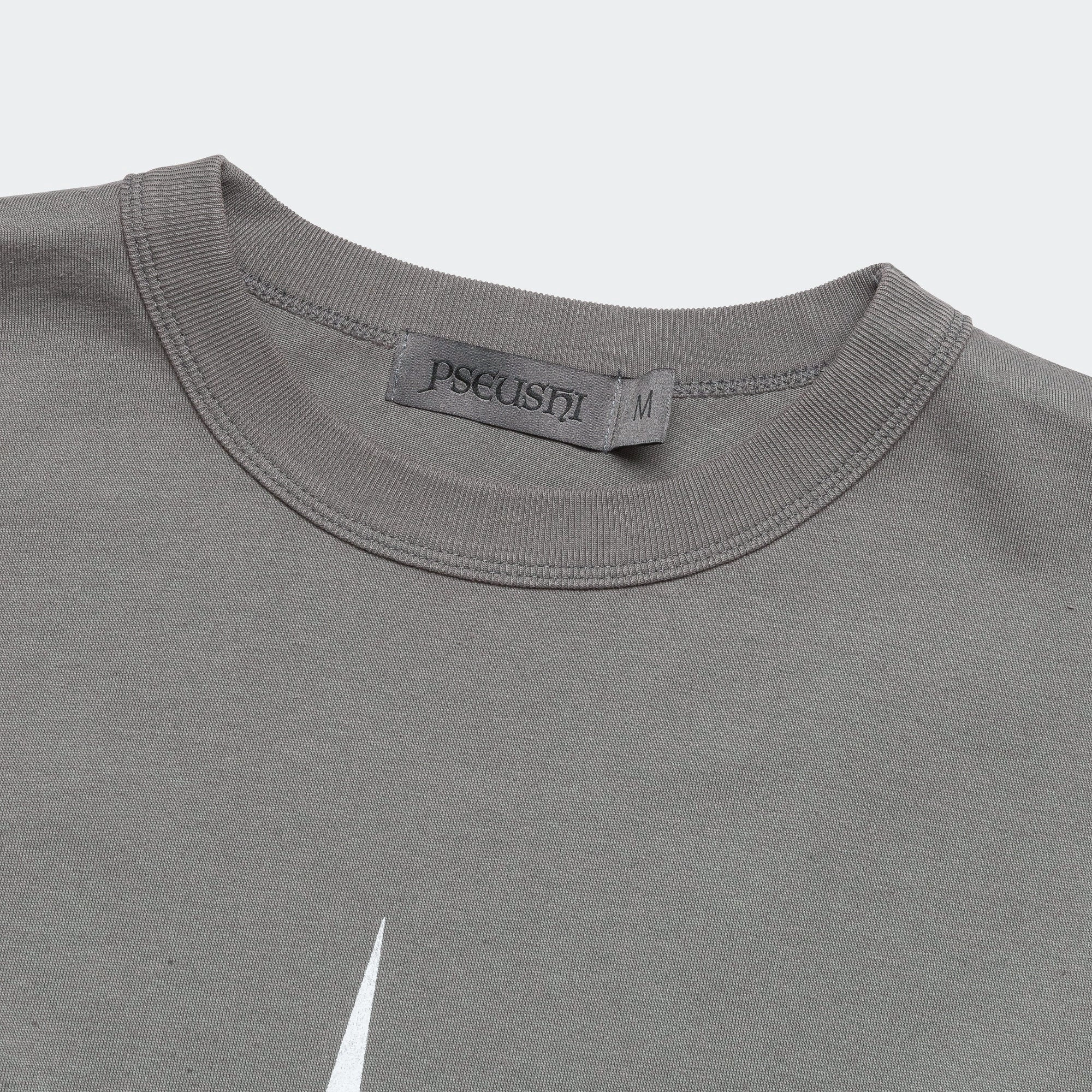 Trendy Style SeamFreeShoulders Compass Tee - Charcoal/Warm Grey