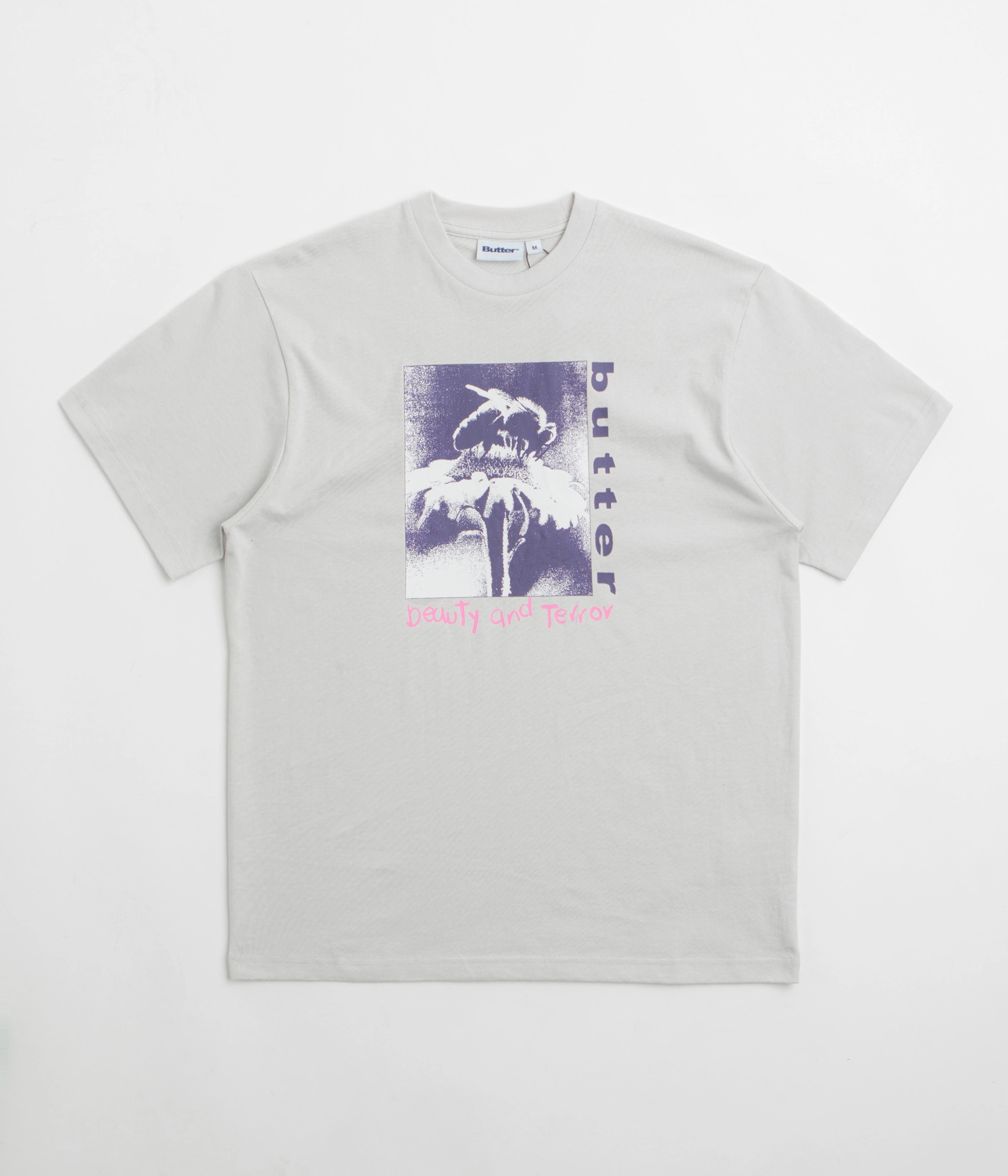 Butter Goods Beauty T-Shirt - Cement Cozy Fit Good stretch