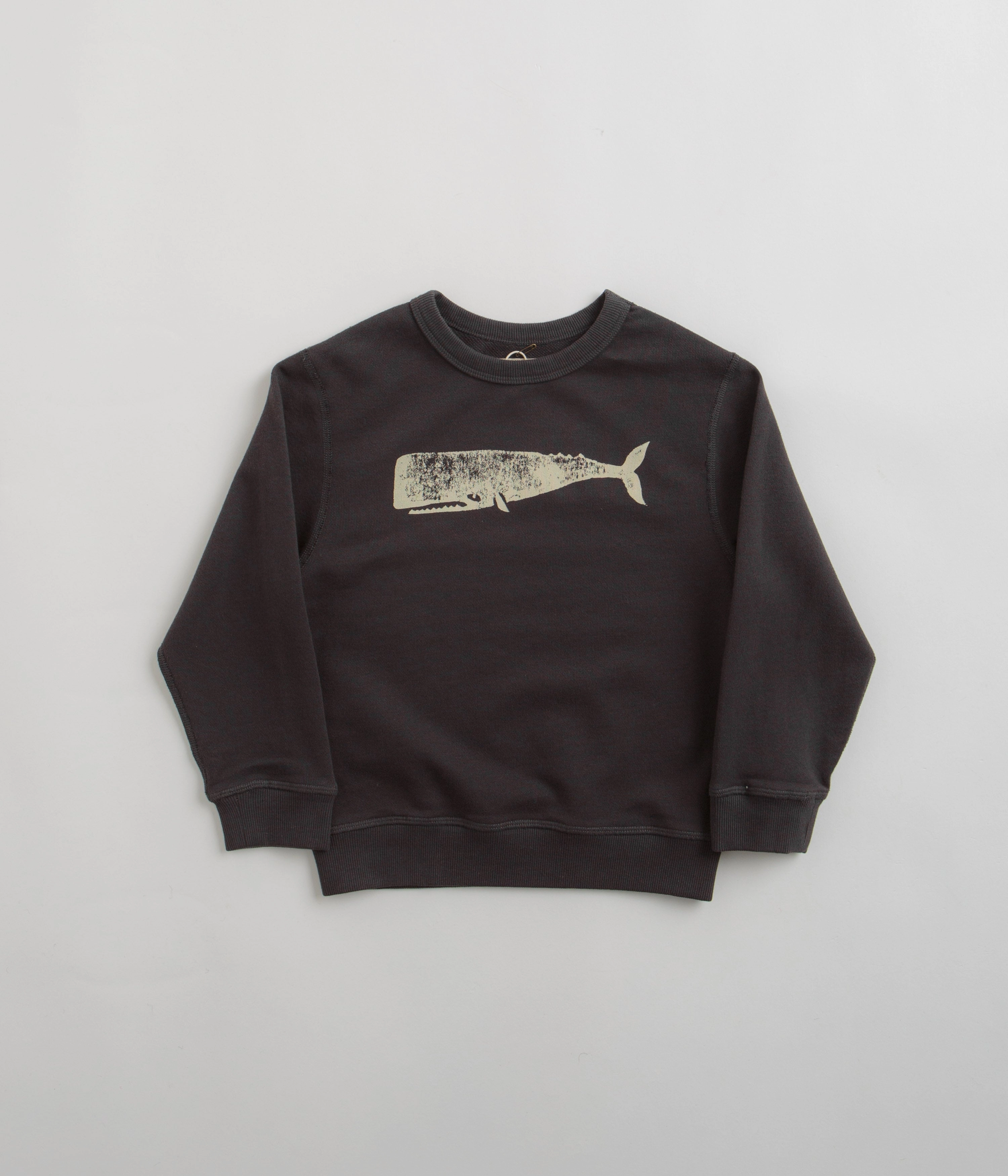 product competitive edge Mollusk Kids Whale Crewneck Sweatshirt - Faded Navy