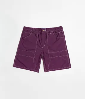 Warm Layers Bronze 56K Double Knee Shorts - Eggplant