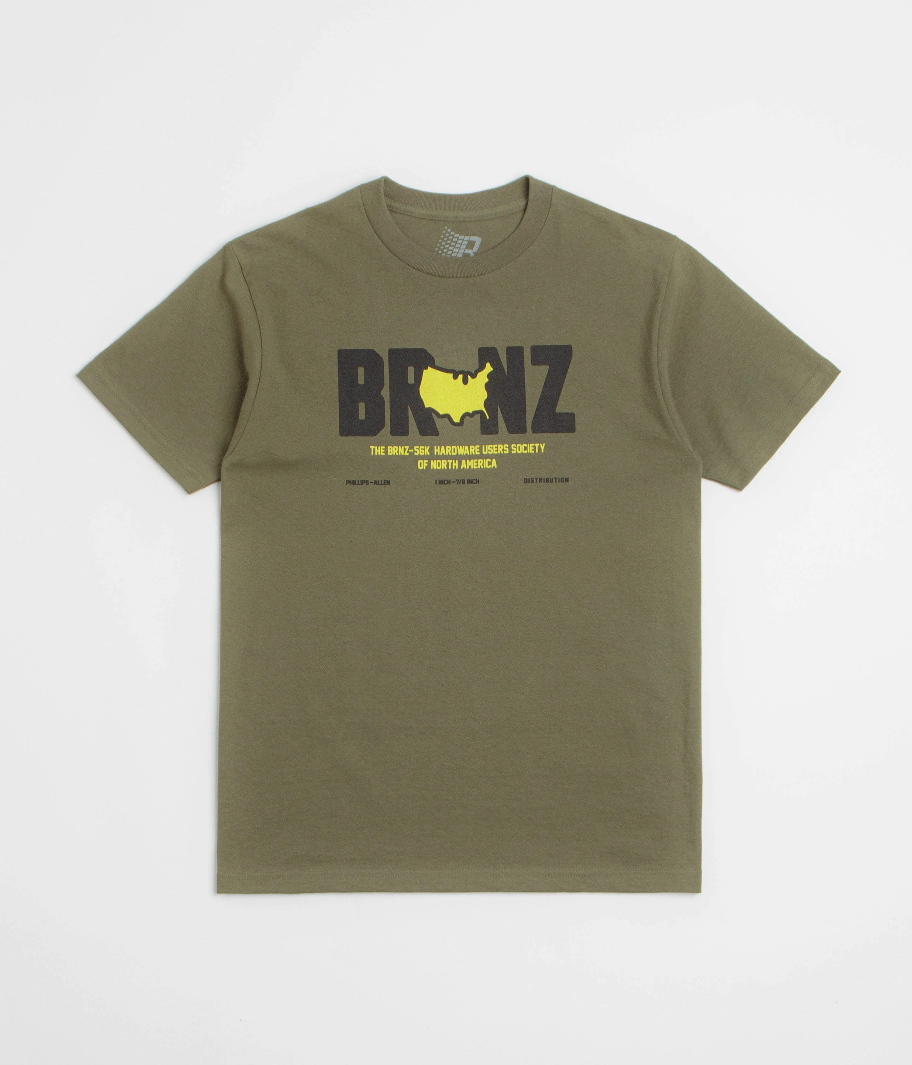 Bronze 56K Brnz T-Shirt - Military Green Fashion and Comfort