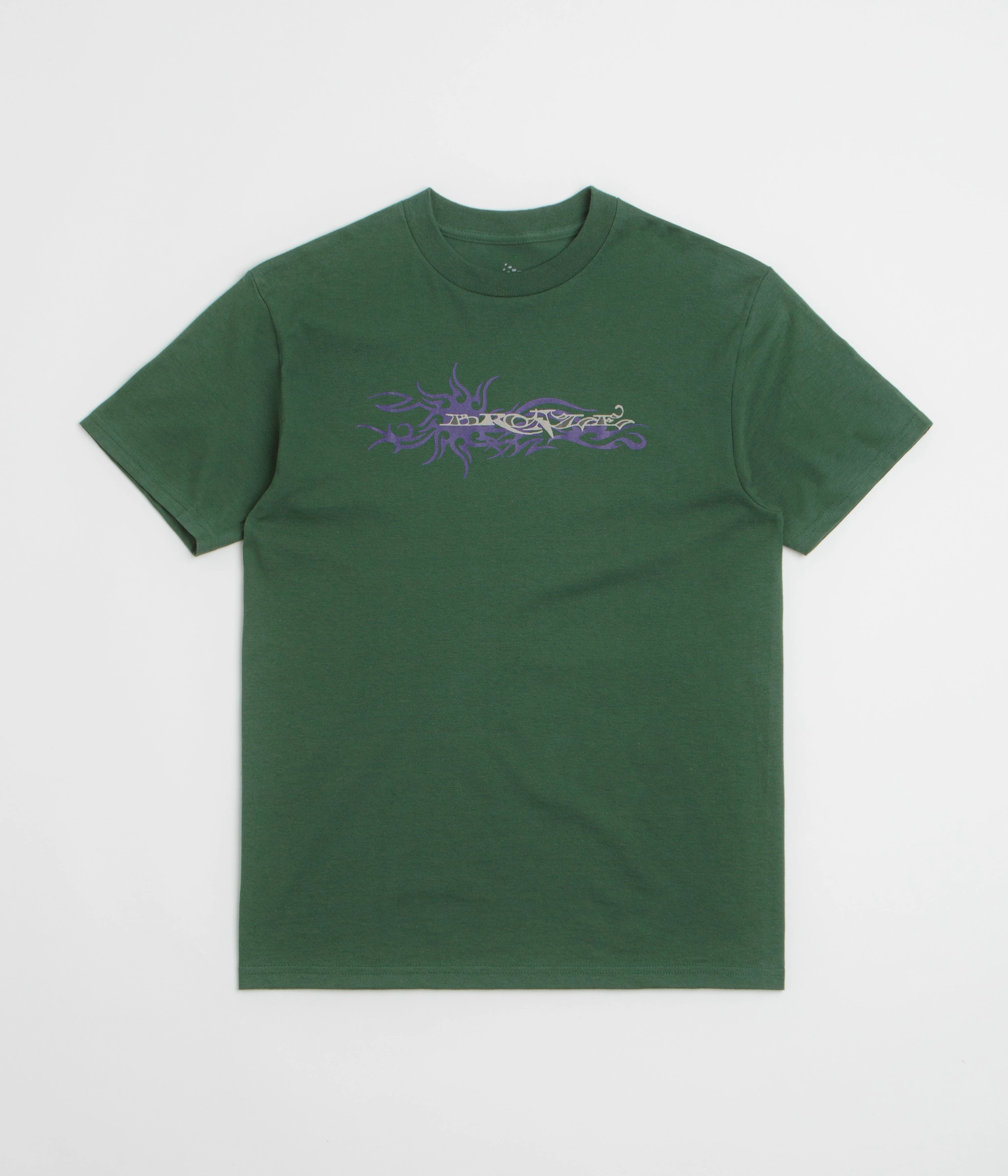 Chic Smart SeamlessConstruction Bronze 56K Edge T-Shirt - Forest Green