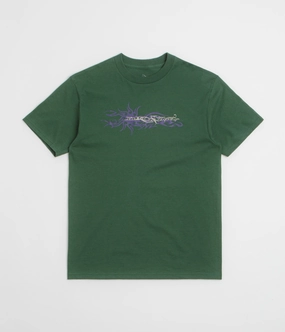 Bronze 56K Edge T-Shirt - Forest Green Adjustable Hem Informal charm