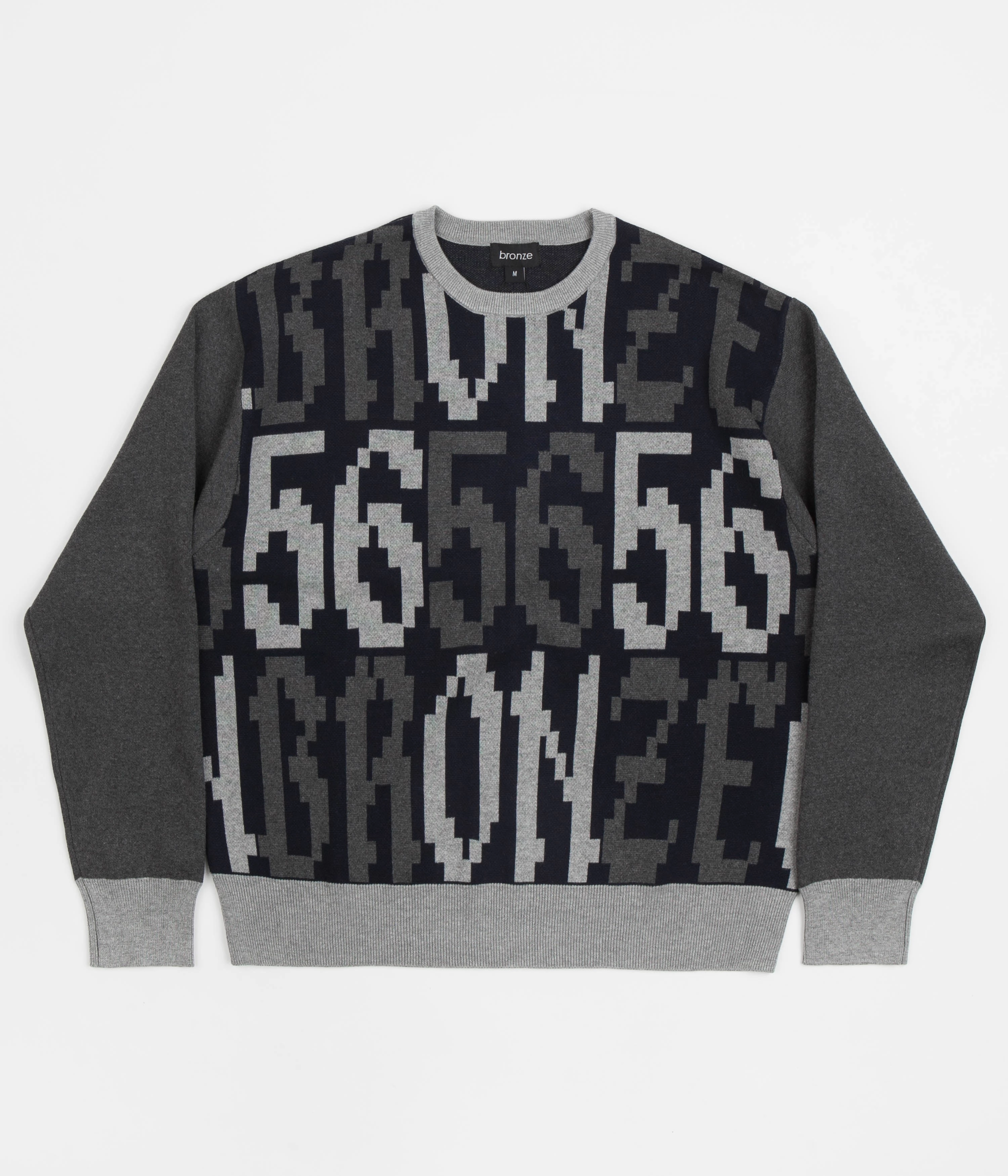 Customer Satisfaction Bronze 56K Old E Crewneck Sweatshirt - Black / Grey