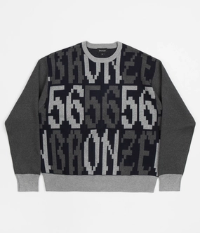 Customer Satisfaction Bronze 56K Old E Crewneck Sweatshirt - Black / Grey