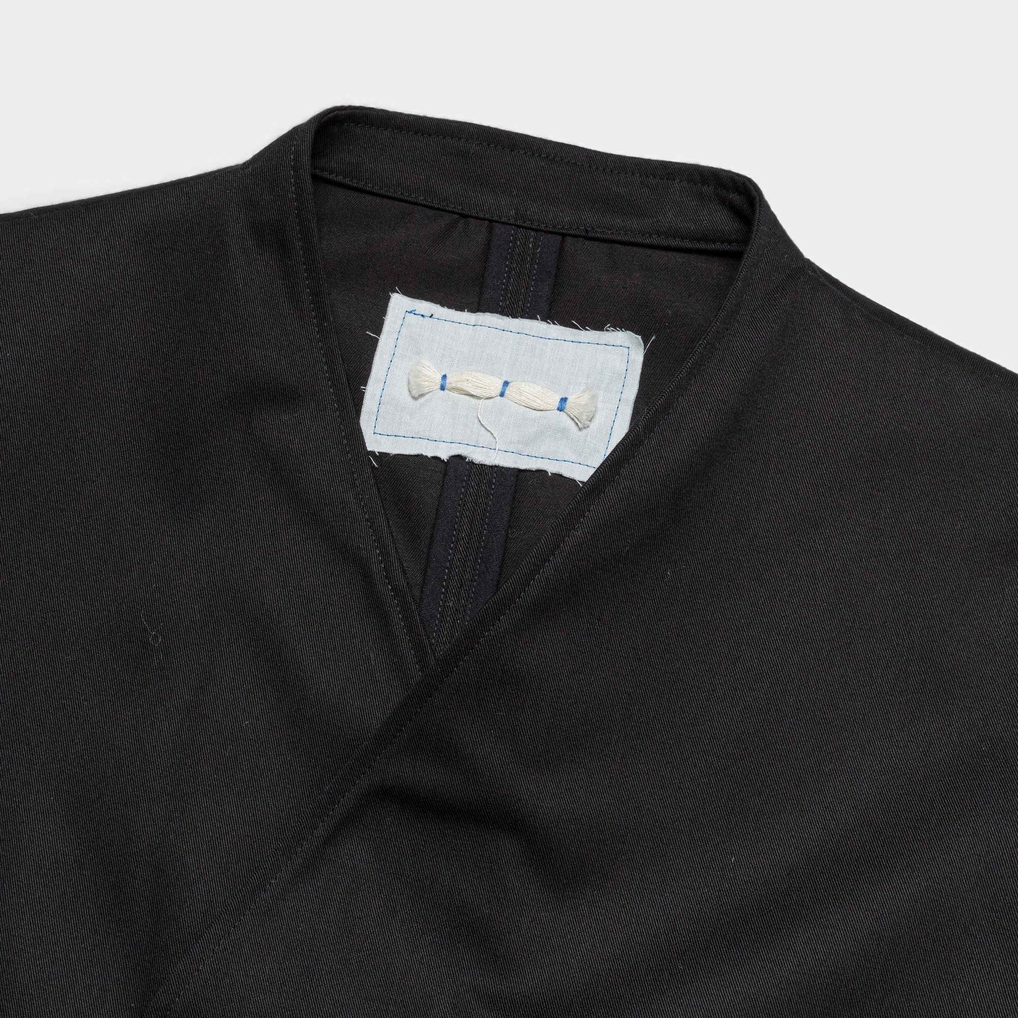 Brooch Wearers Blazer - Black Boiled Wool ReversibleStyle No Wrinkle