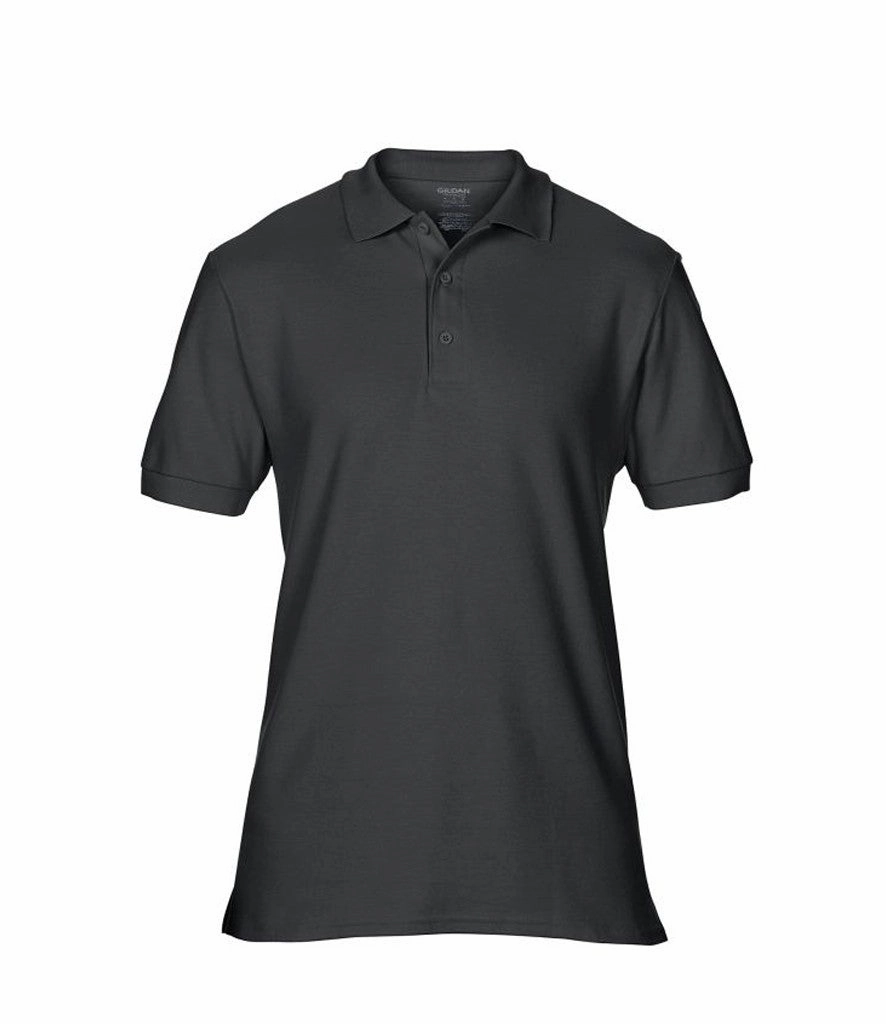 Premium Cotton Double Pique Sport Shirt | BLACK Collared Shirt Comfortable Look