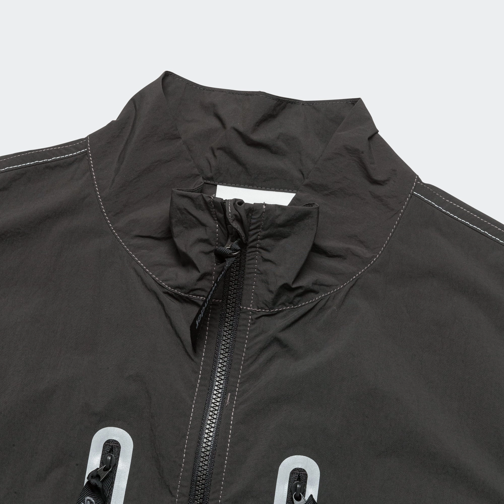 Eco Friendly Production Brushed Nylon Vest x and wander - Charcoal