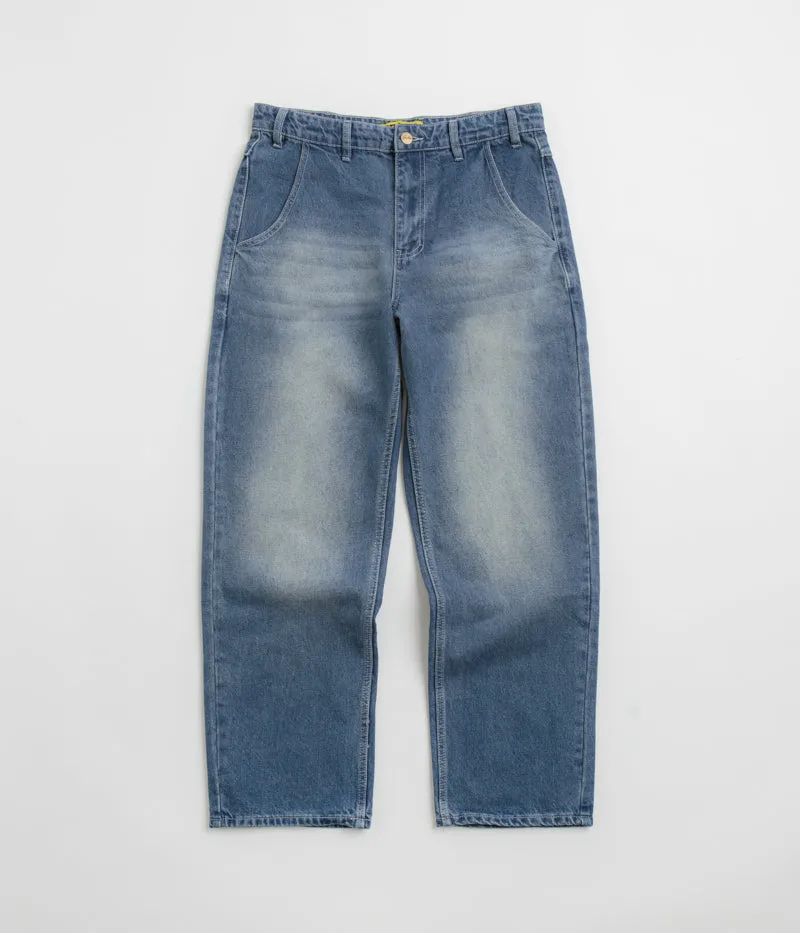Light Fabric Butter Goods Alpine Jeans - Distressed Faded Blue