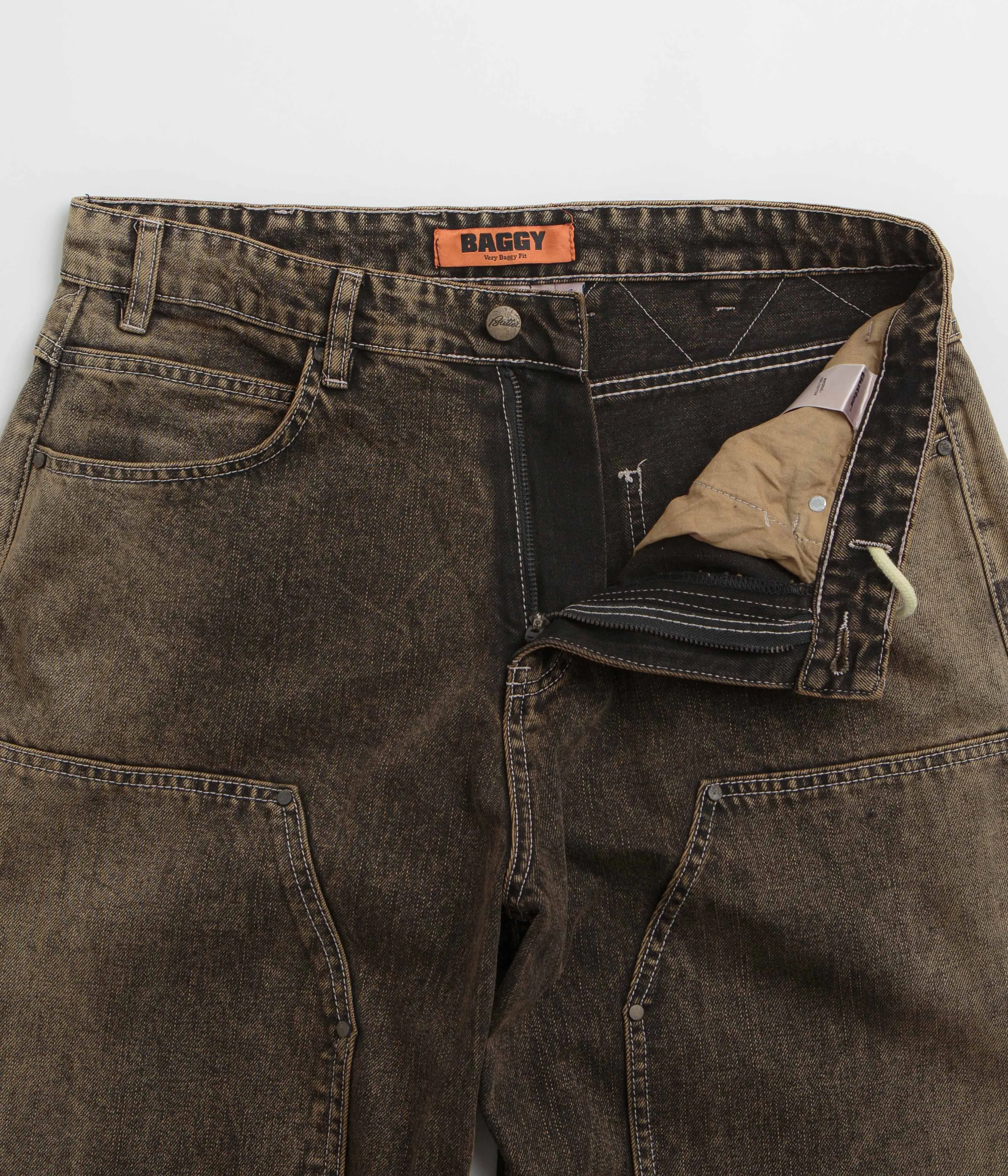 Autumn Days Parent Style Bold Elegant Adult Fashion Butter Goods Bronco Jeans - Brown Tint