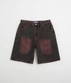 Butter Goods Encounter Denim Shorts - Tinted Washed Black Warm Season Outdoor Look