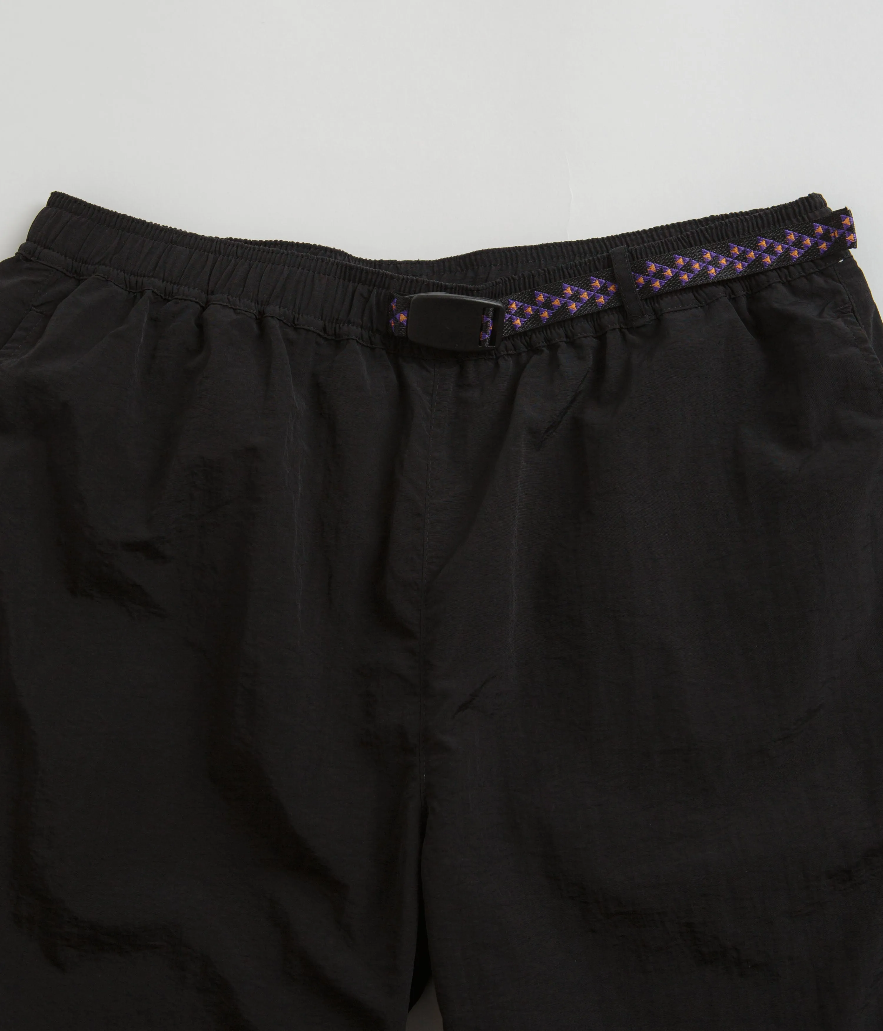 Butter Goods Equipment Shorts - Black MeshVentilation Wide Leg Silhouette