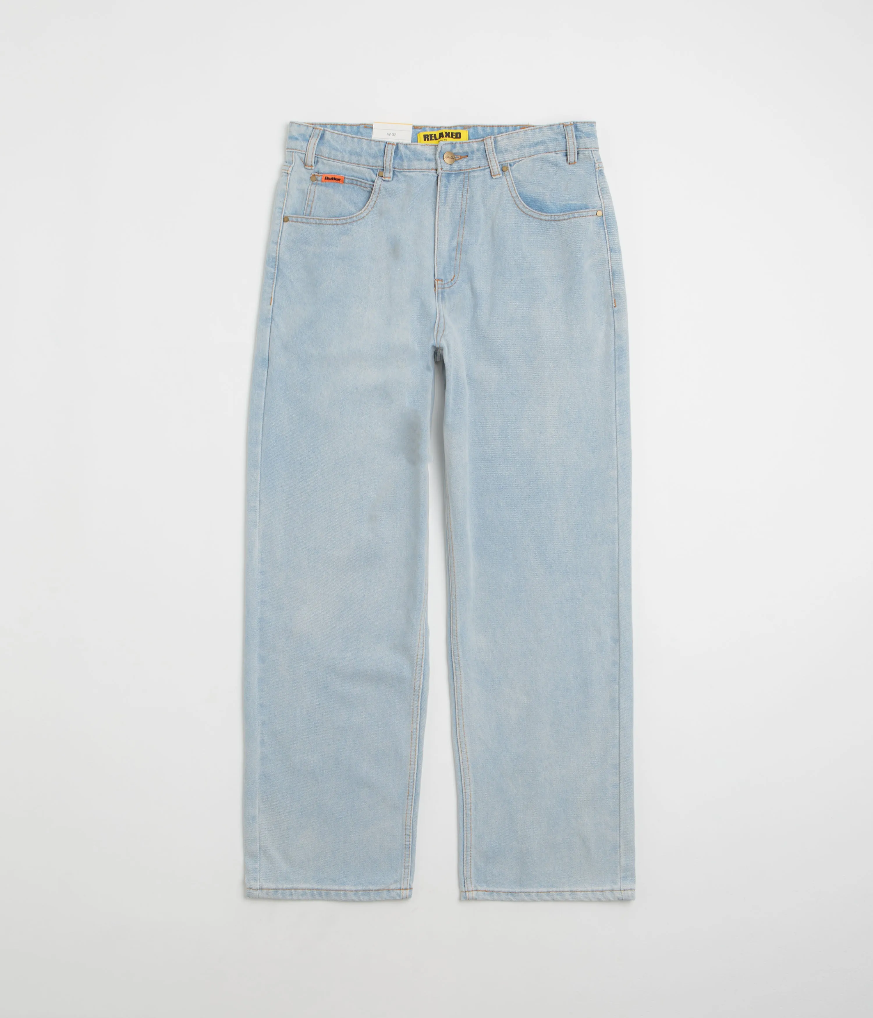 Butter Goods Relaxed Jeans - Light Blue / Blue Active Ready Spring Mood Bold