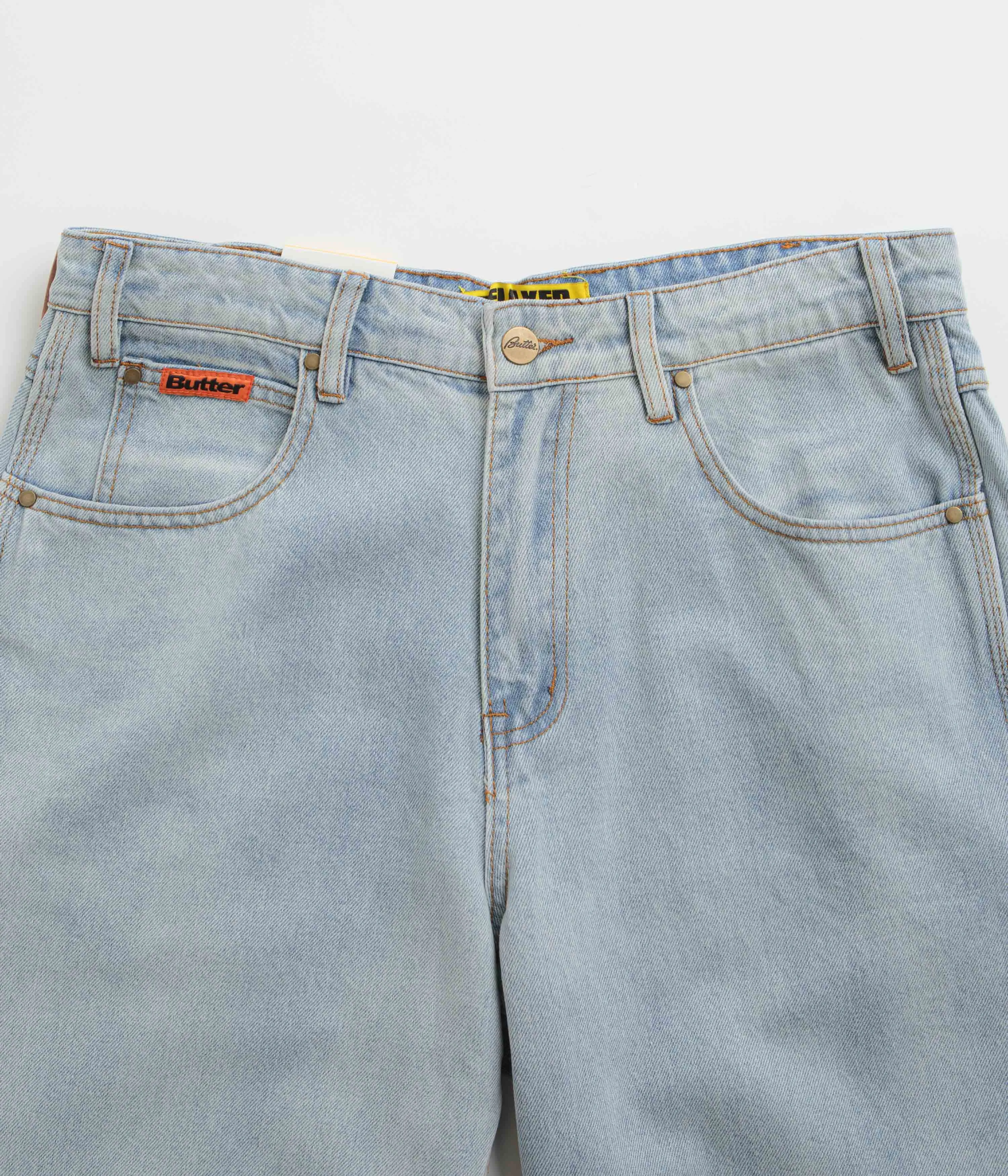 Butter Goods Relaxed Jeans - Light Blue / Blue Essential Layer Outfit Ideas