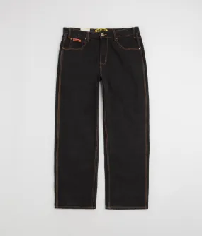 Butter Goods Relaxed Jeans - Washed Black / Black Casual Friday Classic