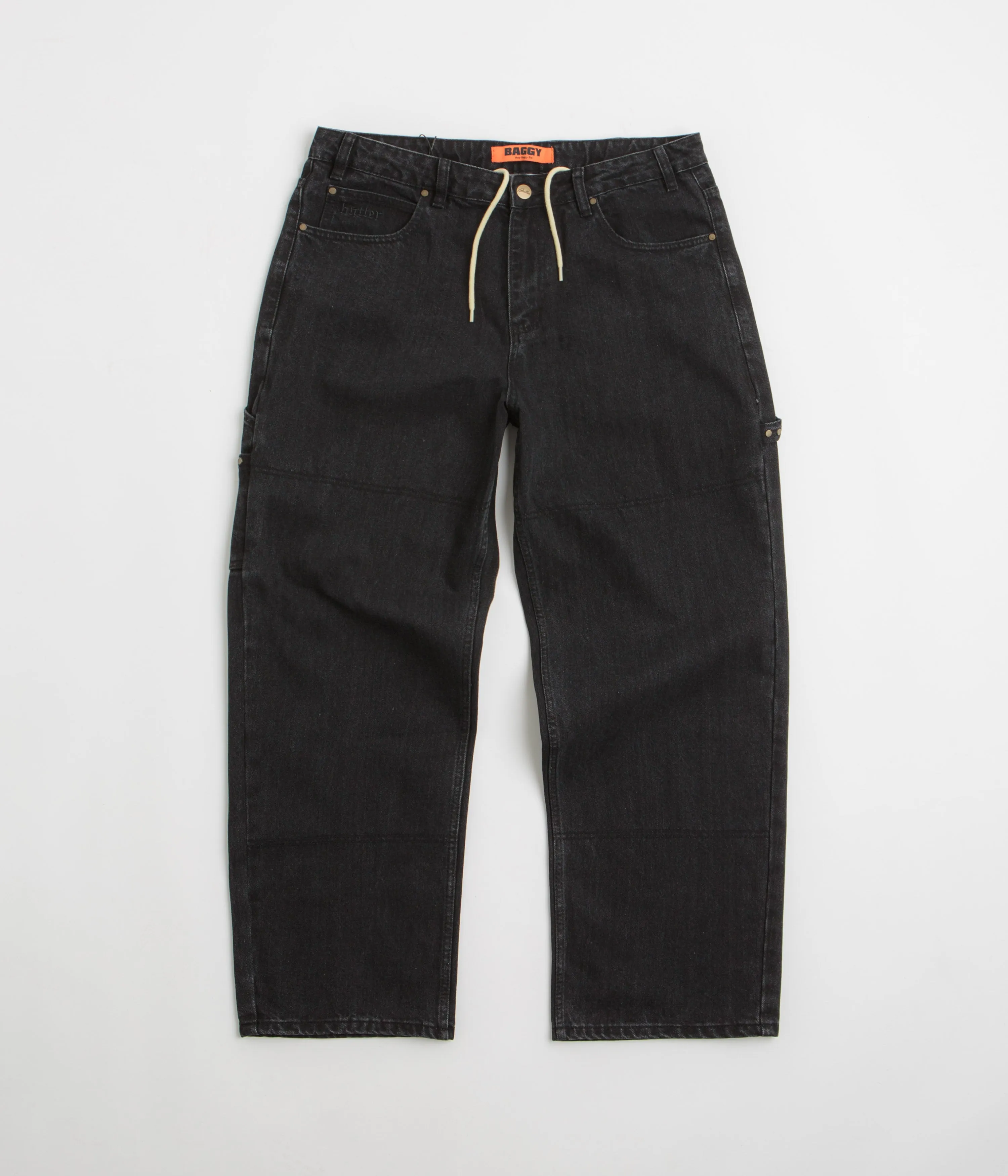 Butter Goods Rivet Jeans - Washed Black Autumn Days Family Style Eco Friendly