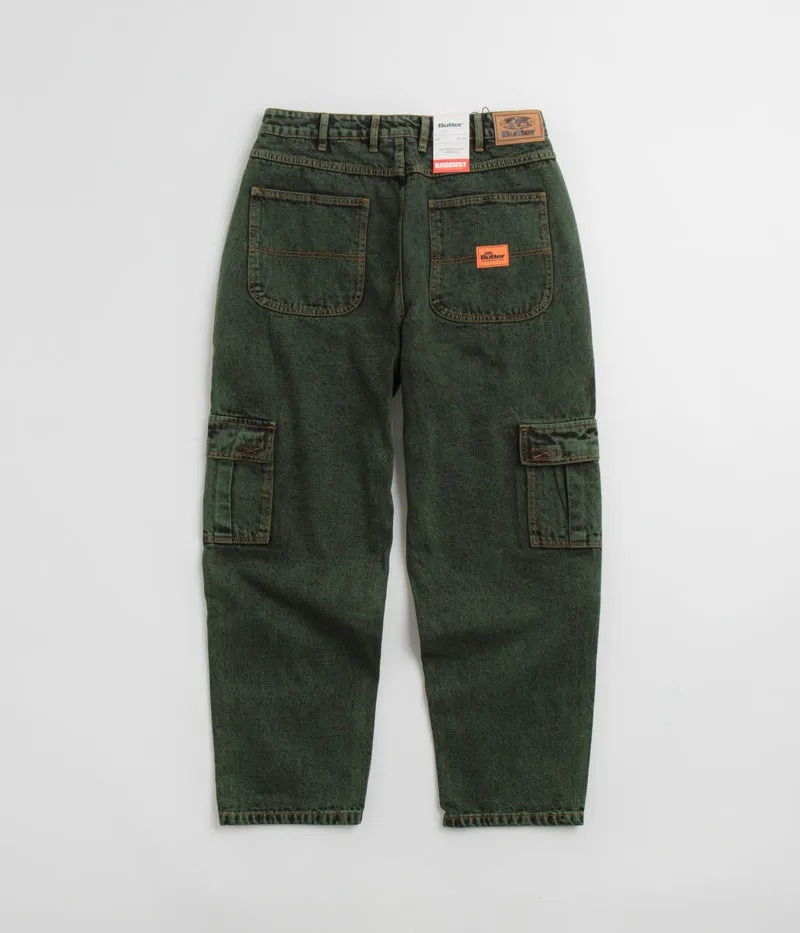 Butter Goods Santosuosso Jeans - Dark Green Grab And Go Selvedge Detailing