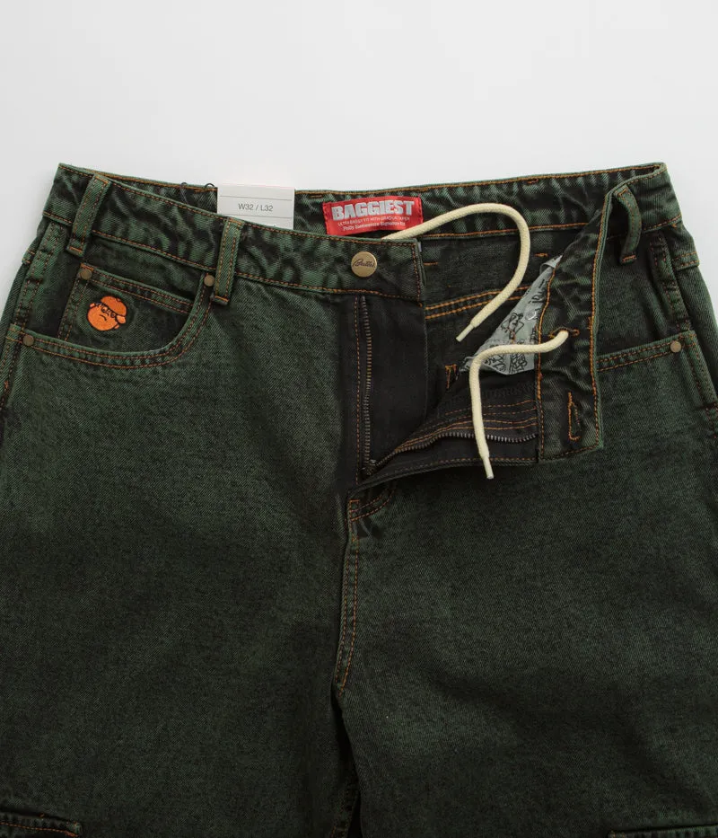 Butter Goods Santosuosso Jeans - Dark Green Motion Ease Balanced Piece