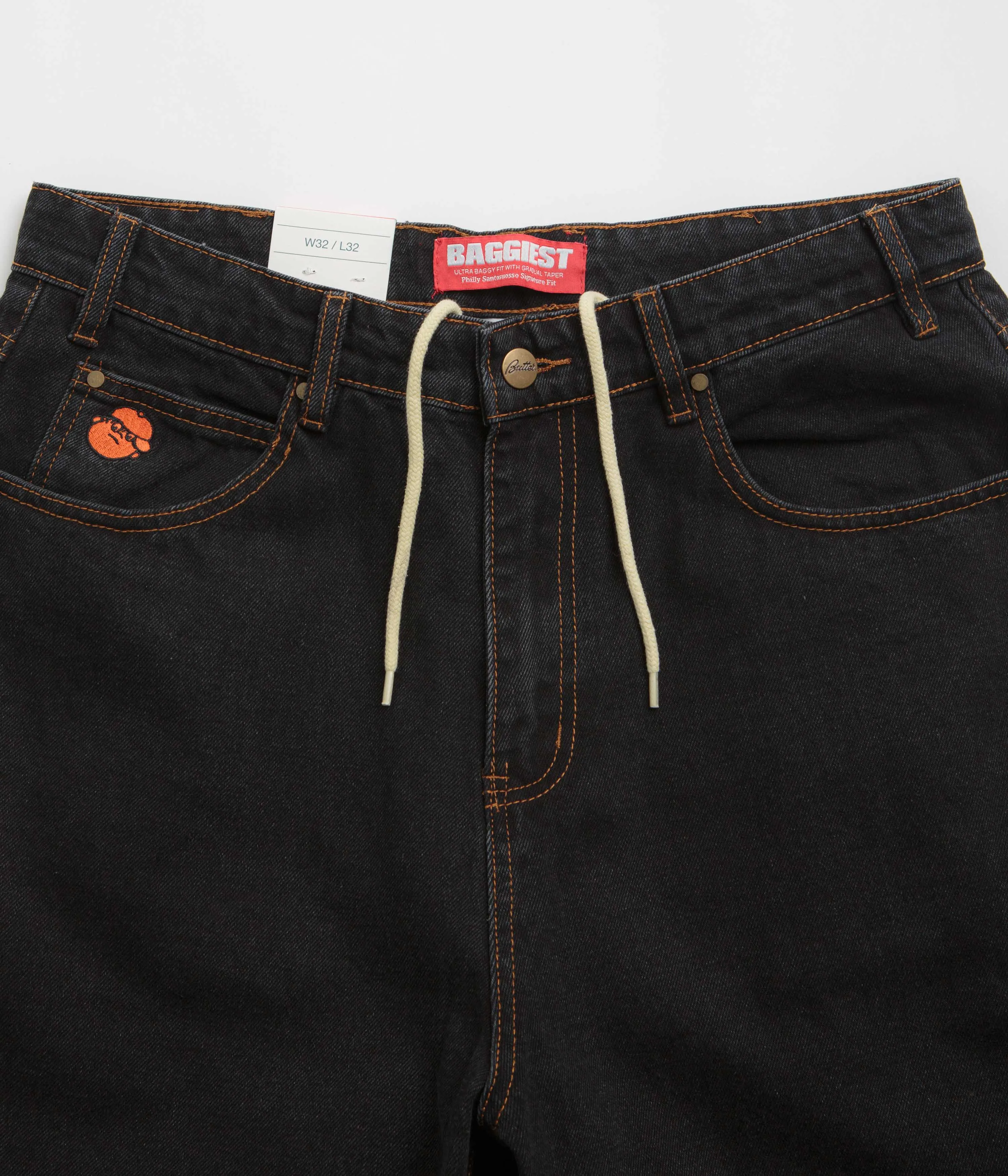 Butter Goods Santosuosso Jeans - Washed Black / Black Must Have Wear Family Style Luxury