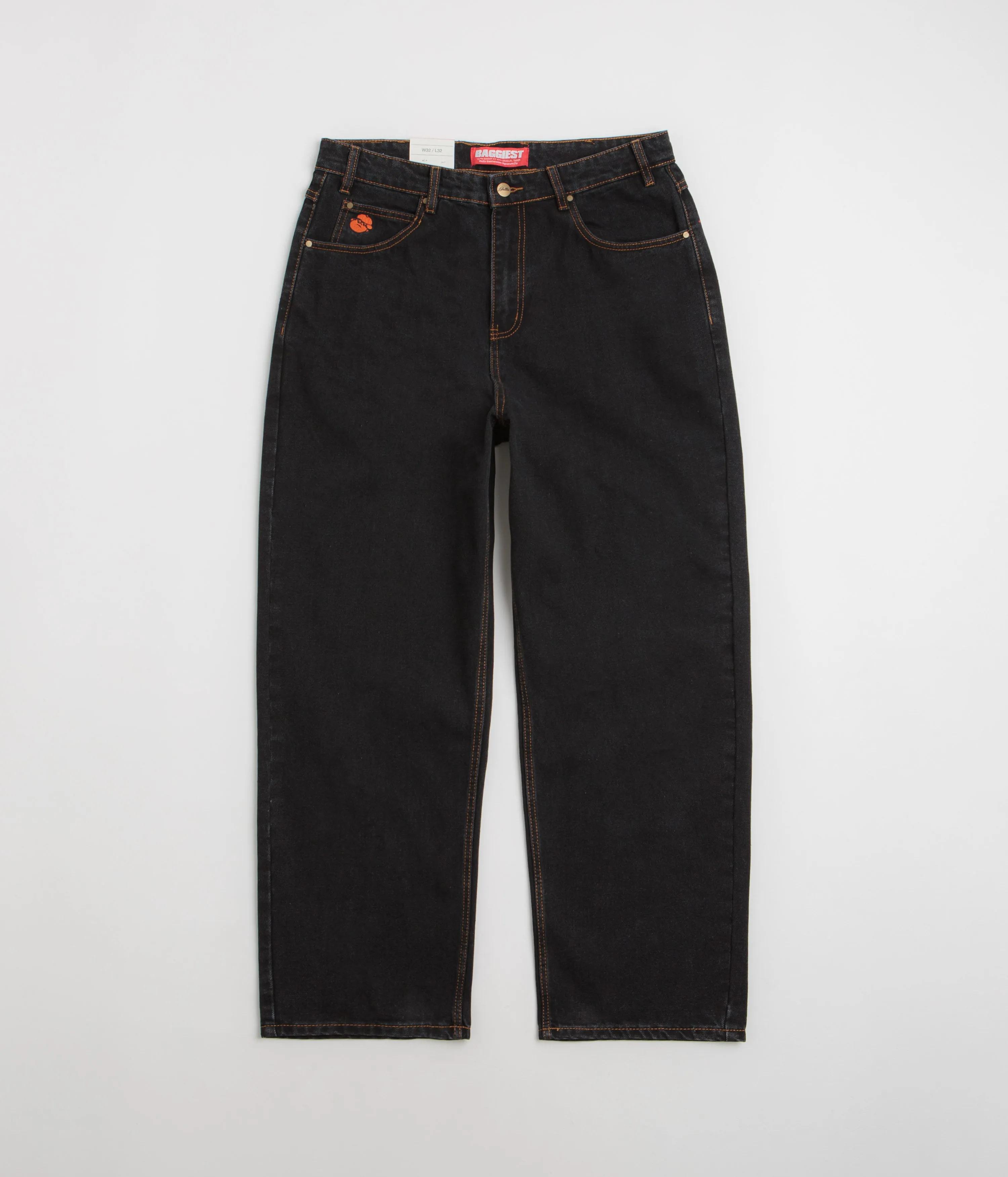 Butter Goods Santosuosso Jeans - Washed Black / Black Casual Fit