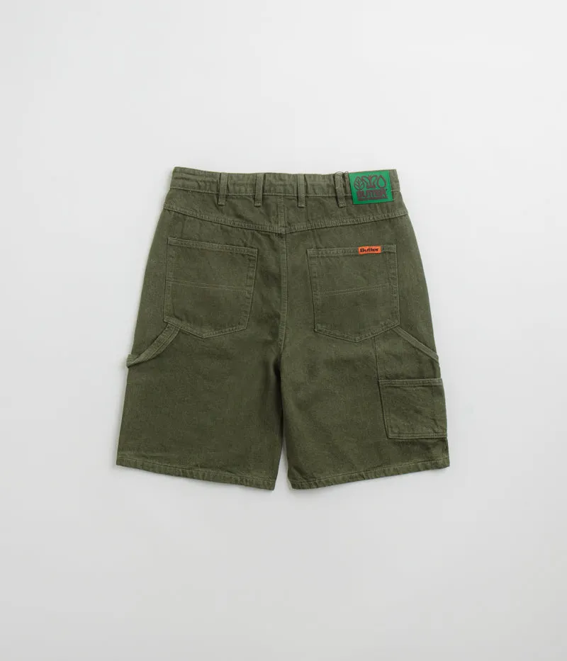 Butter Goods Weathergear Denim Shorts - Faded Army Trendy Vibe