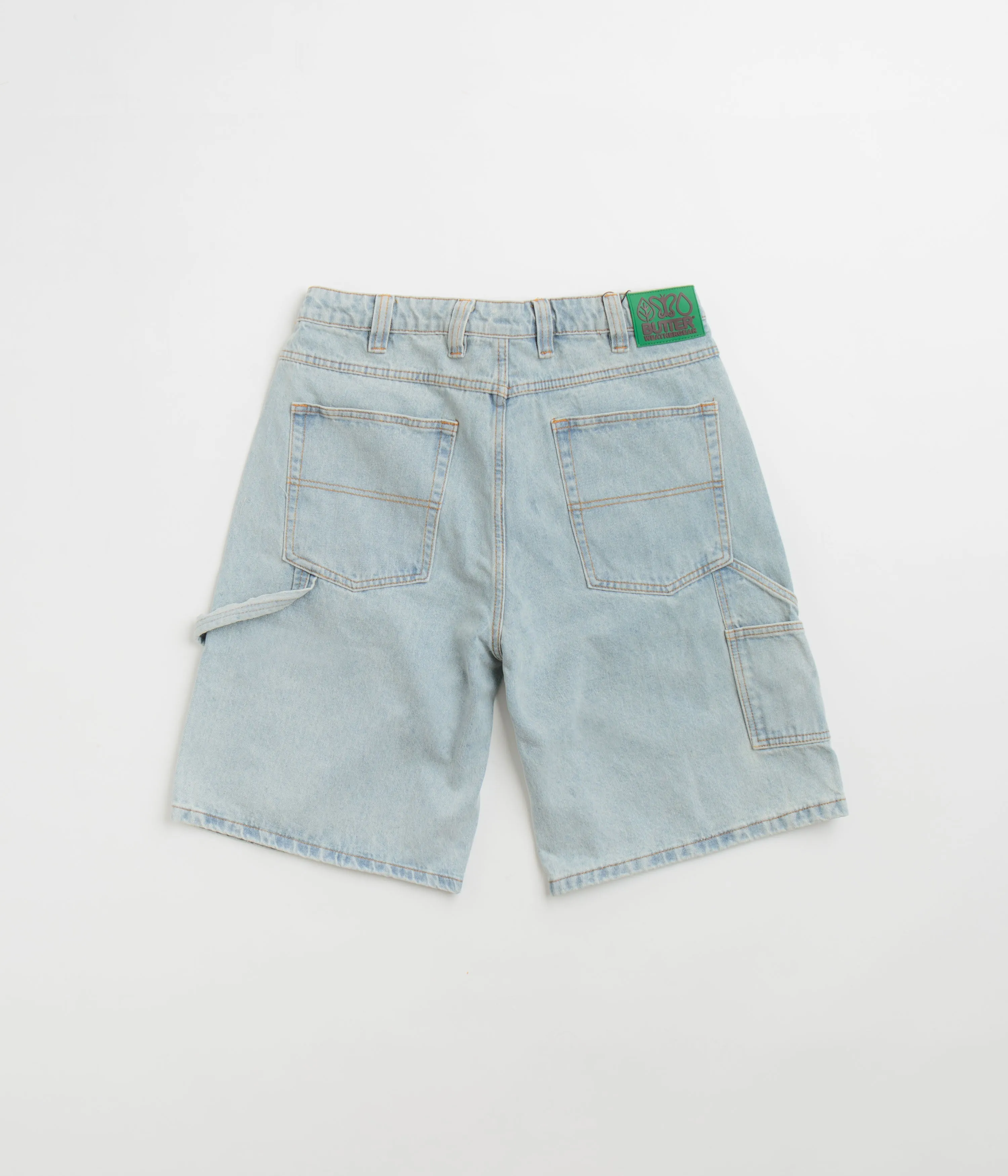 Warm Mood Butter Goods Weathergear Denim Shorts - Faded Light Wash