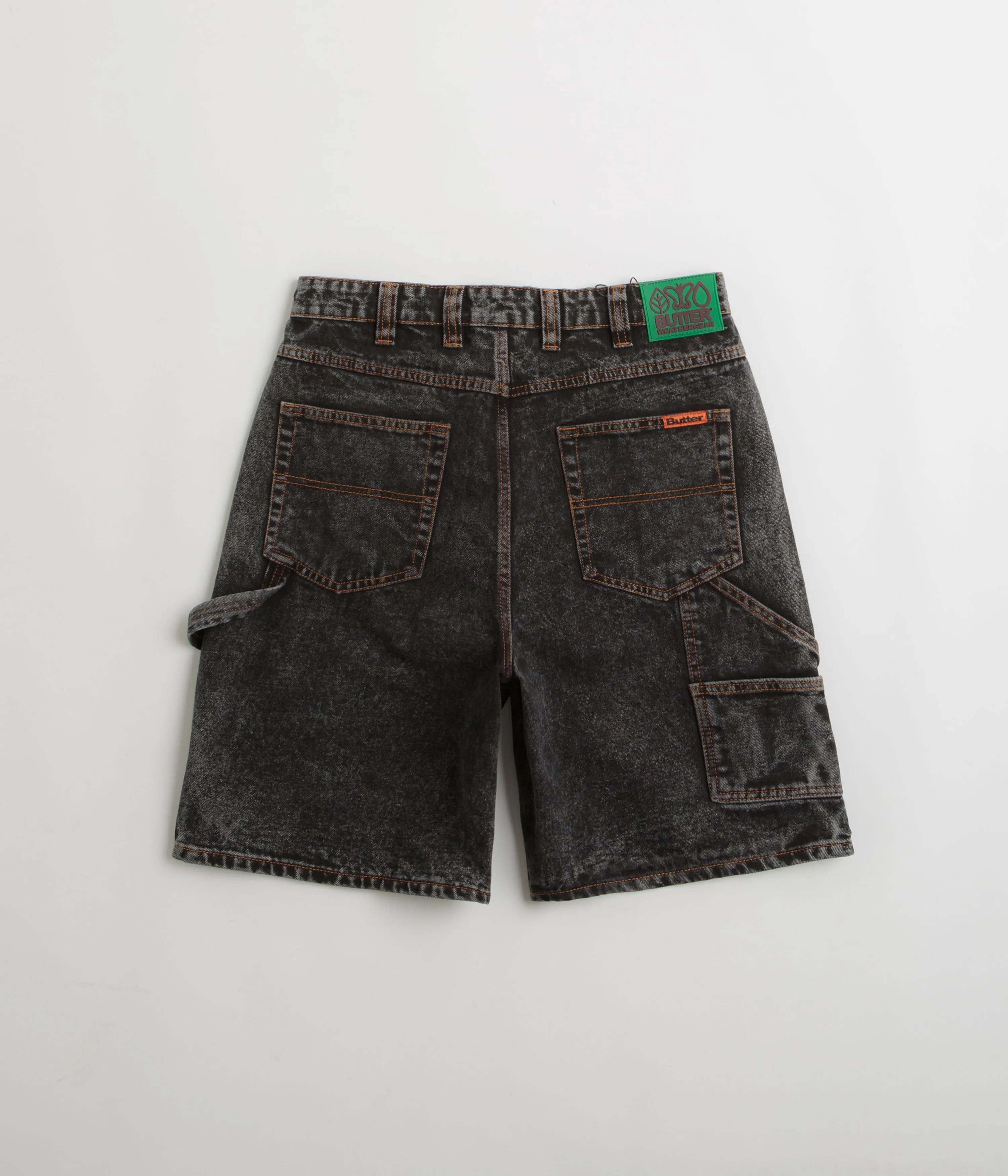 Snowboarding Gear Butter Goods Weathergear Denim Shorts - Gunmetal