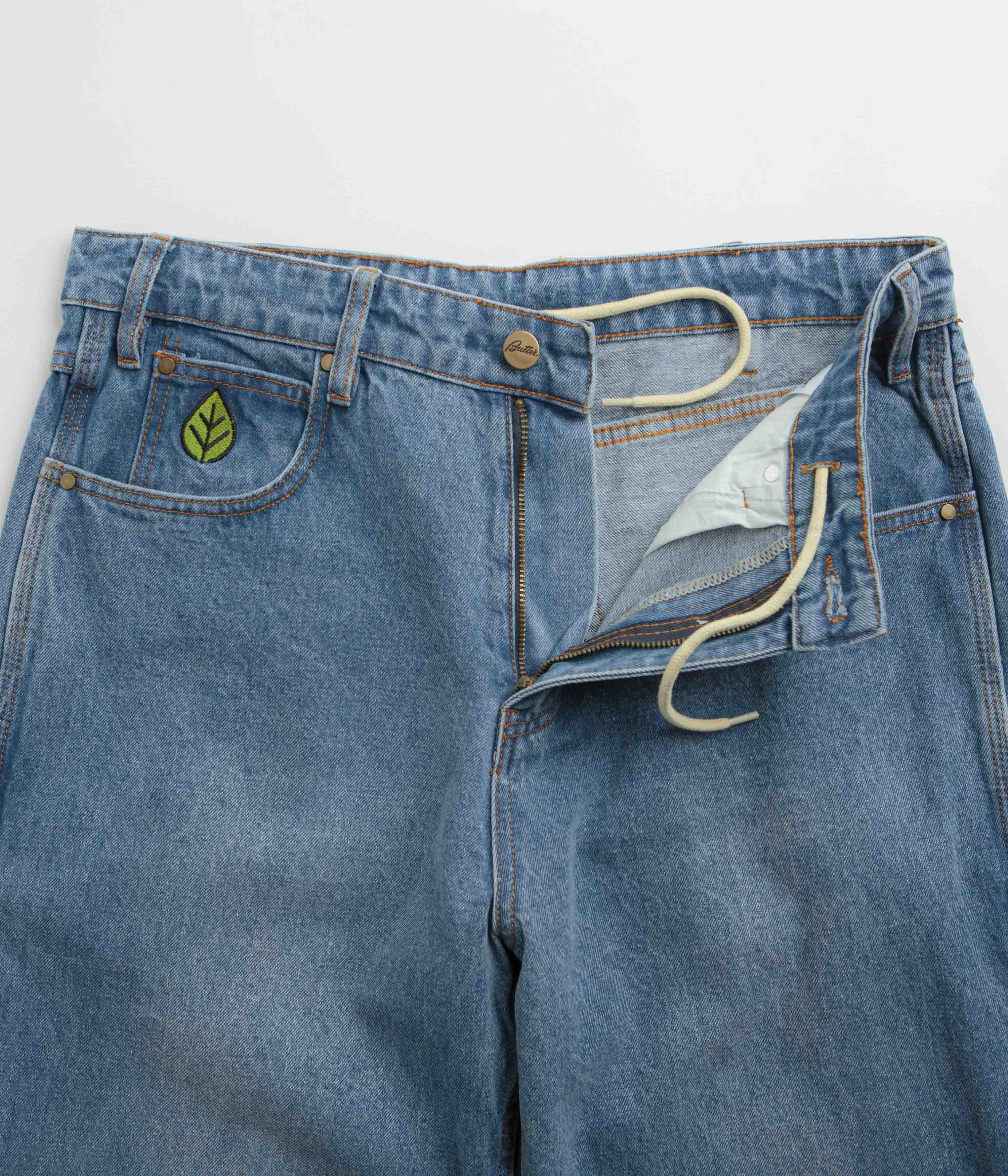 Butter Goods Weathergear Heavyweight Jeans - Worn Indigo Soft Touch