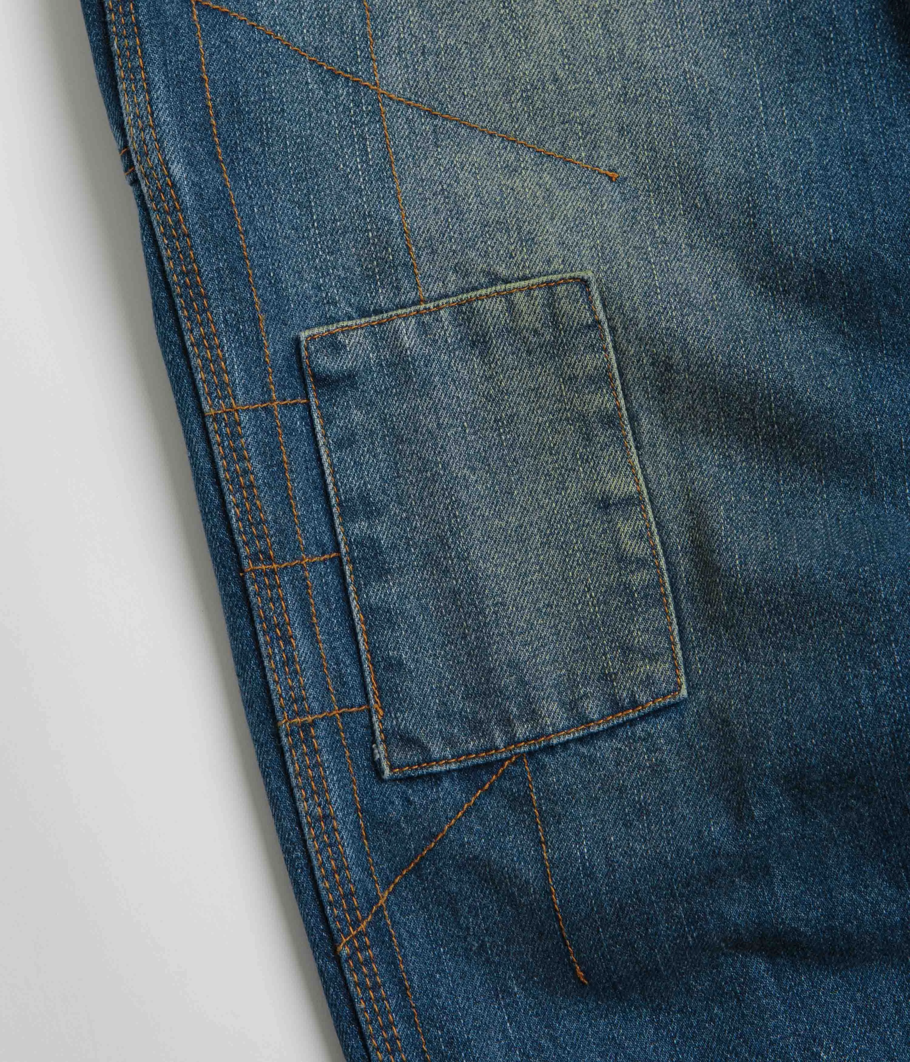 Fashionable Touch Light Fabric Butter Goods Weathergear Jeans - Repaired Indigo