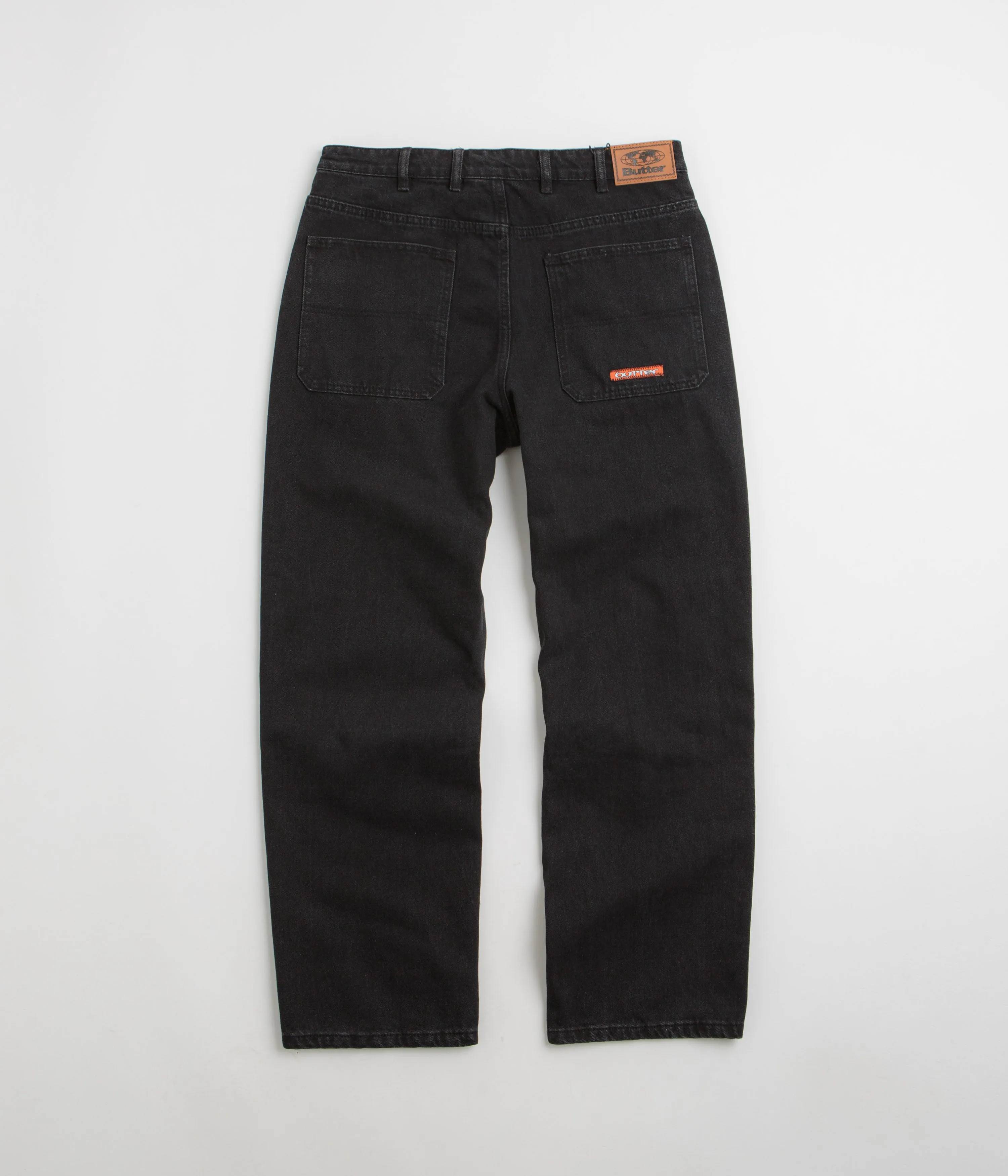 Butter Goods Witness Jeans - Flat Black Lightweight Feel