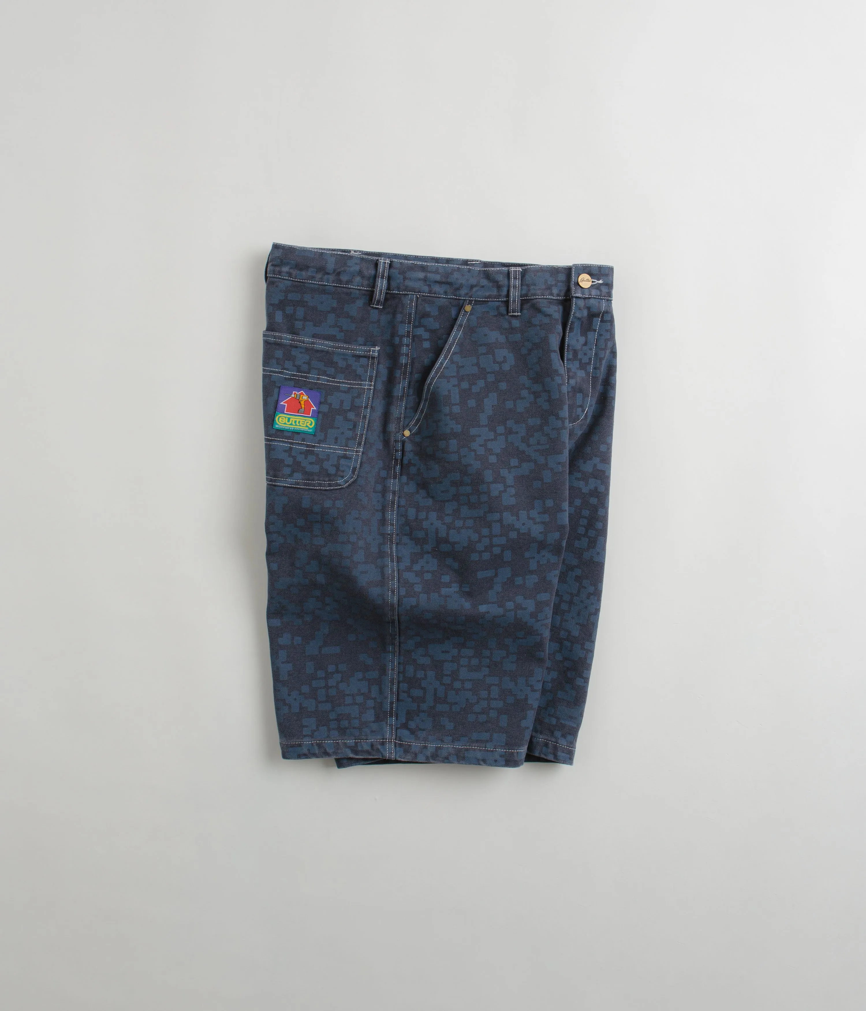 Butter Goods Work Shorts - Slate Blue fresh start