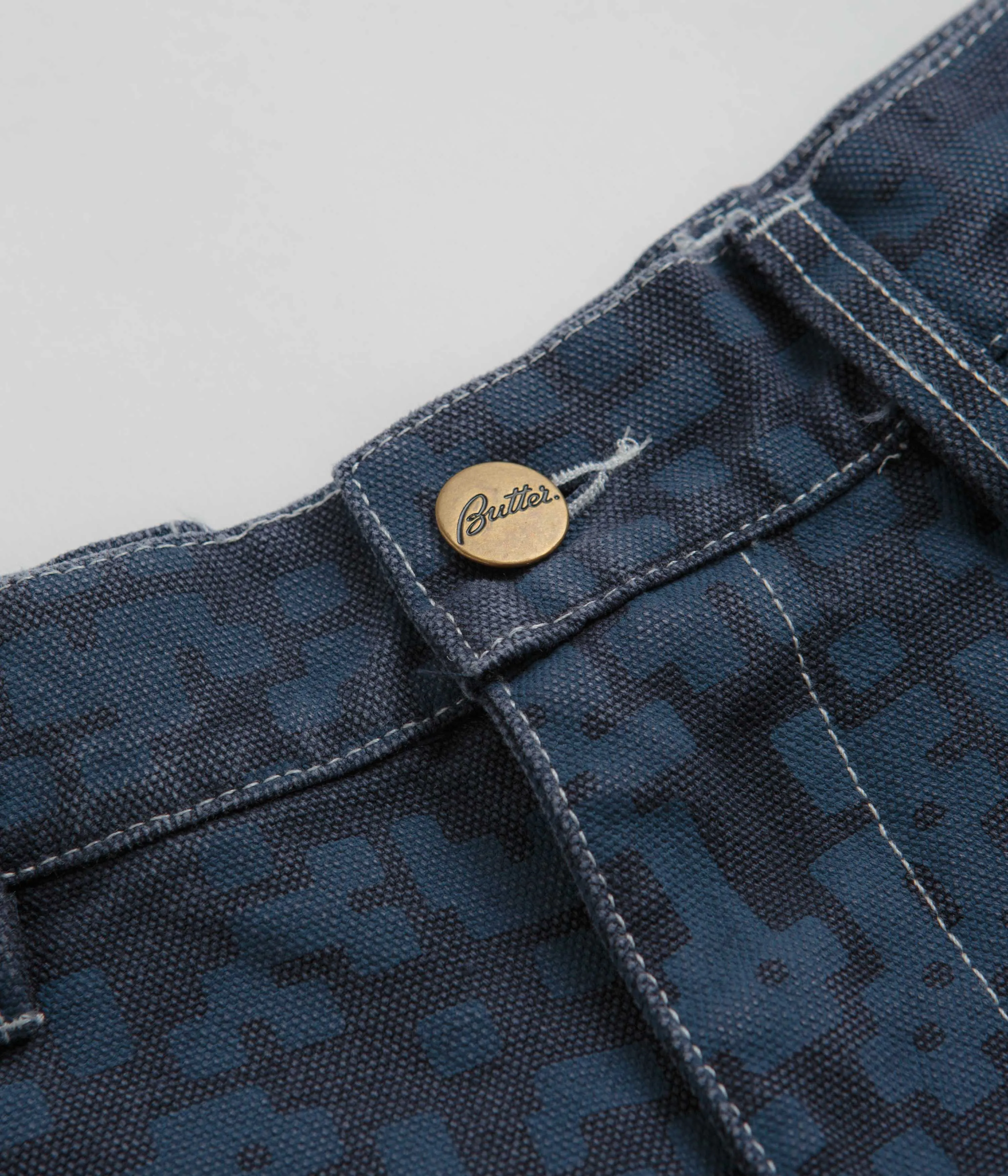 Butter Goods Work Shorts - Slate Blue TaglessLabeling Mood Match