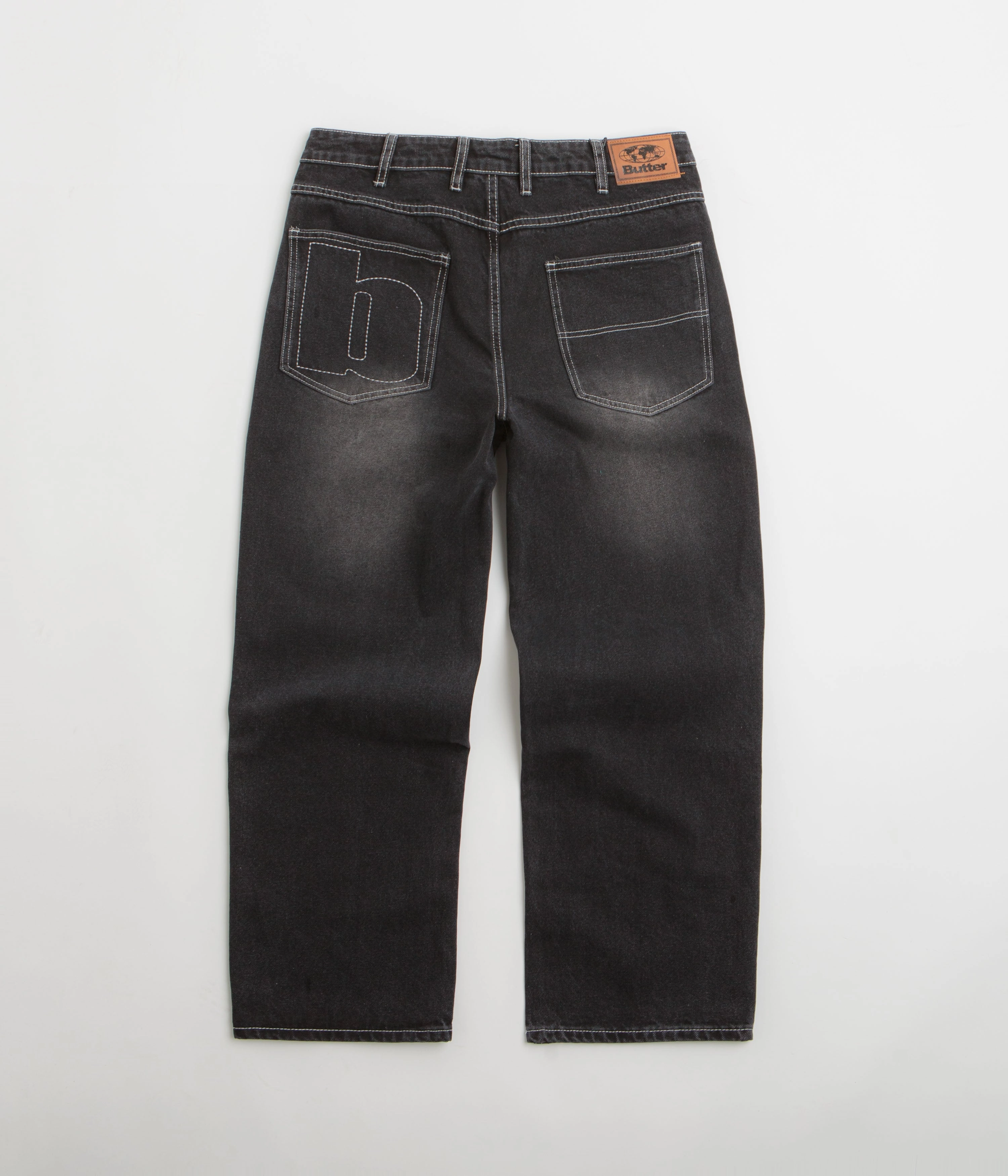 Butter Goods Ace Jeans - Distressed Black Outdoor Adventure Adult Fashion