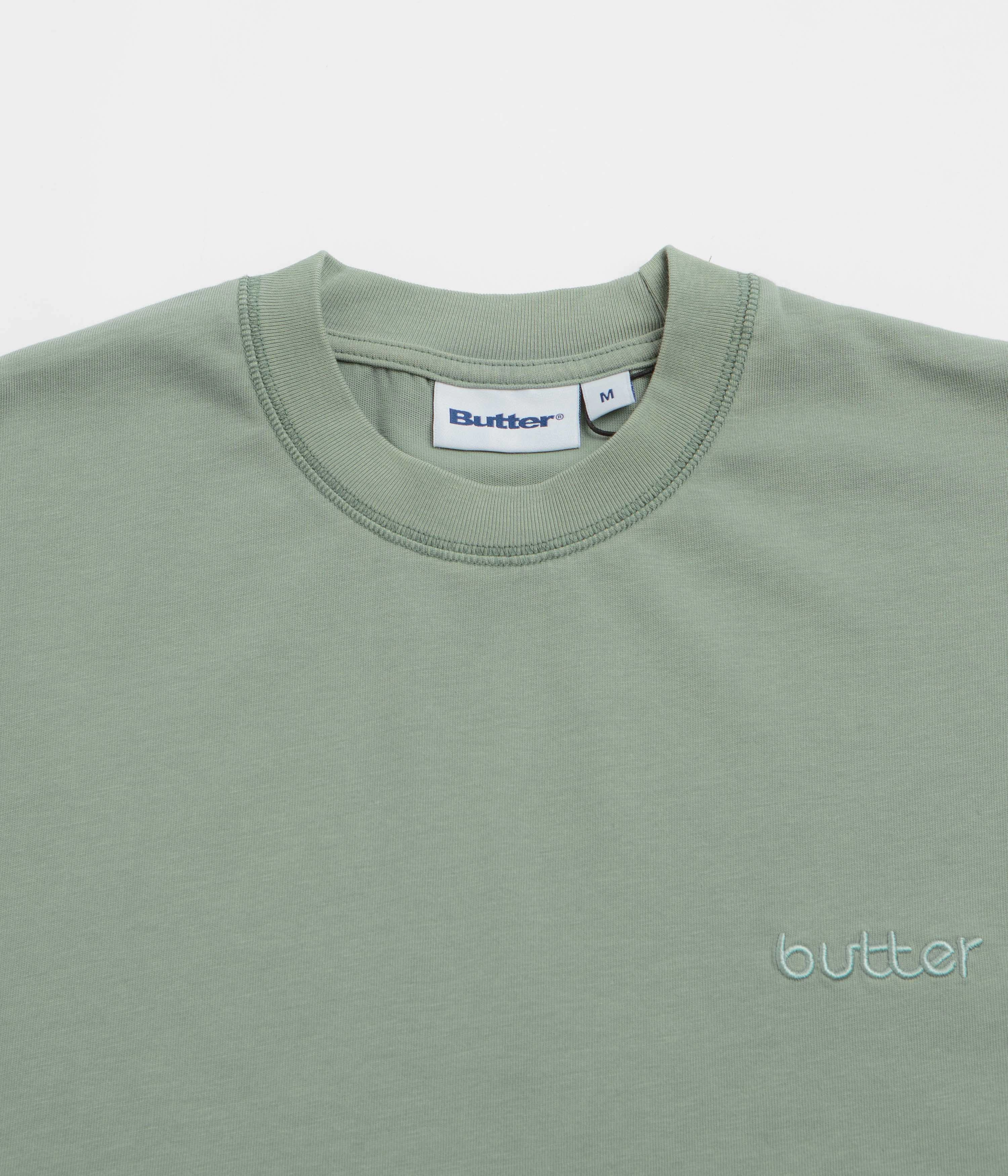 Sustainable Material Blend Premium Comfort Butter Goods Alpine T-Shirt - Dull Mint