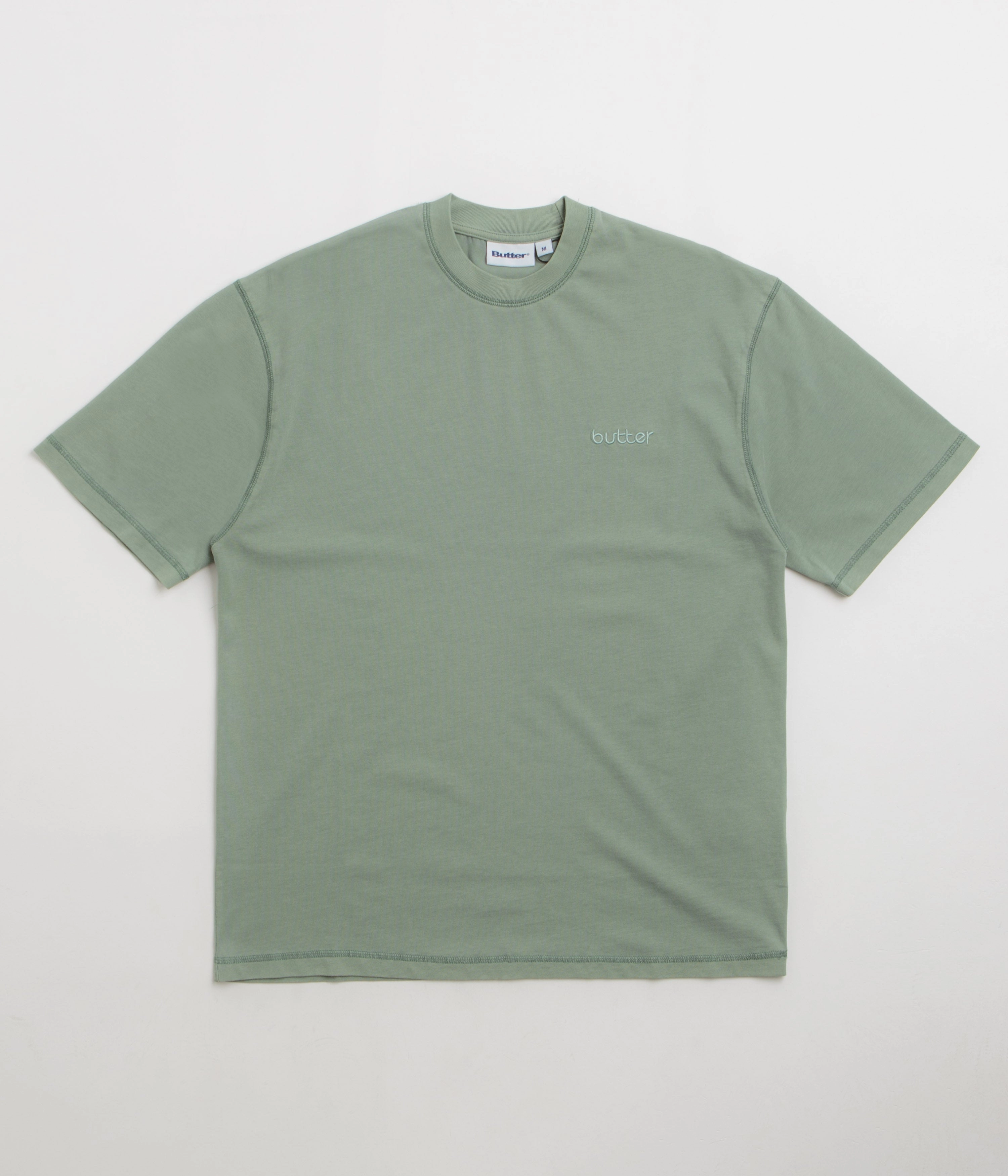 Running Gear Comfy Choice Butter Goods Alpine T-Shirt - Dull Mint