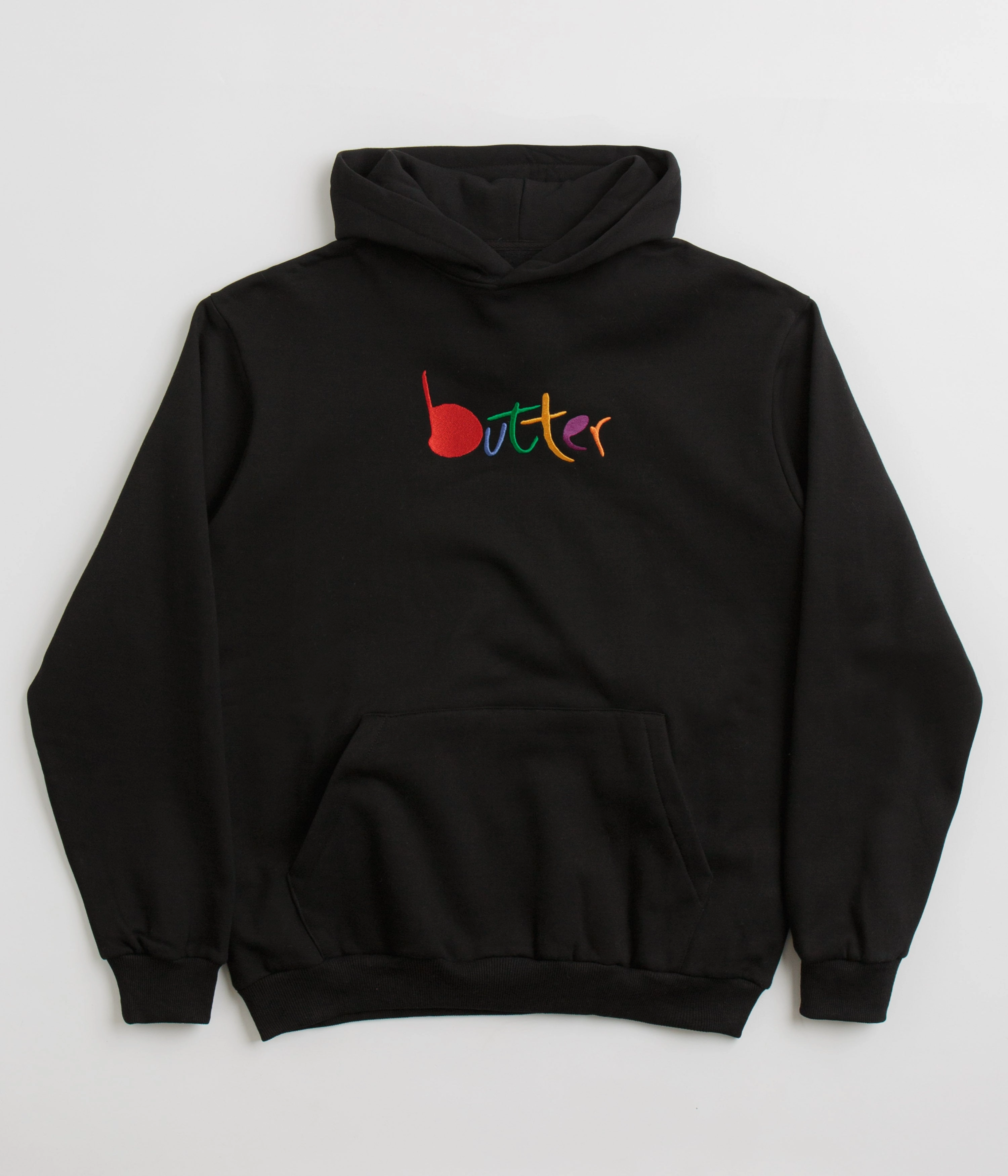 Butter Goods Art Hoodie - Black Reinforced Edges
