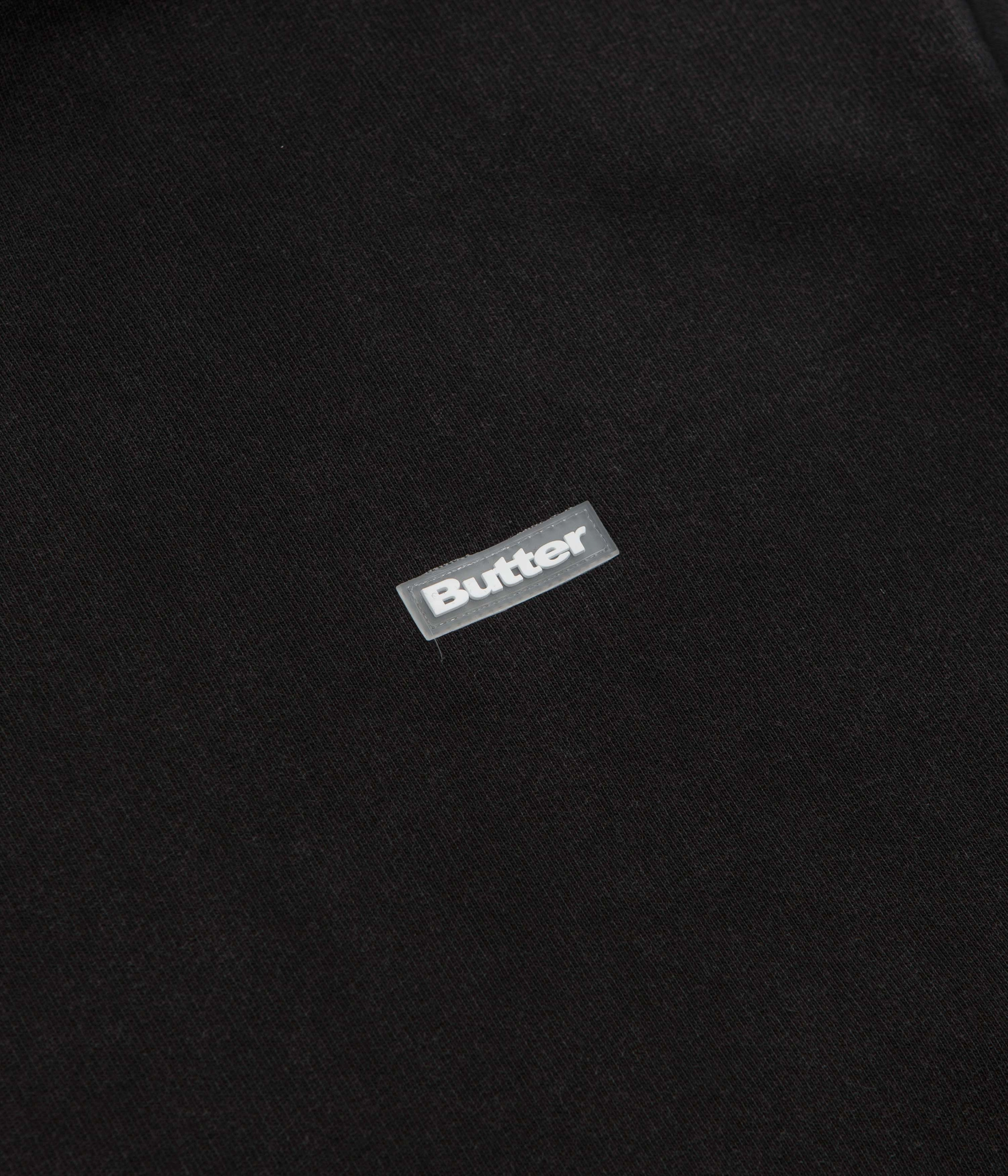 Butter Goods Basic Hoodie - Washed Black Fourth of July wear